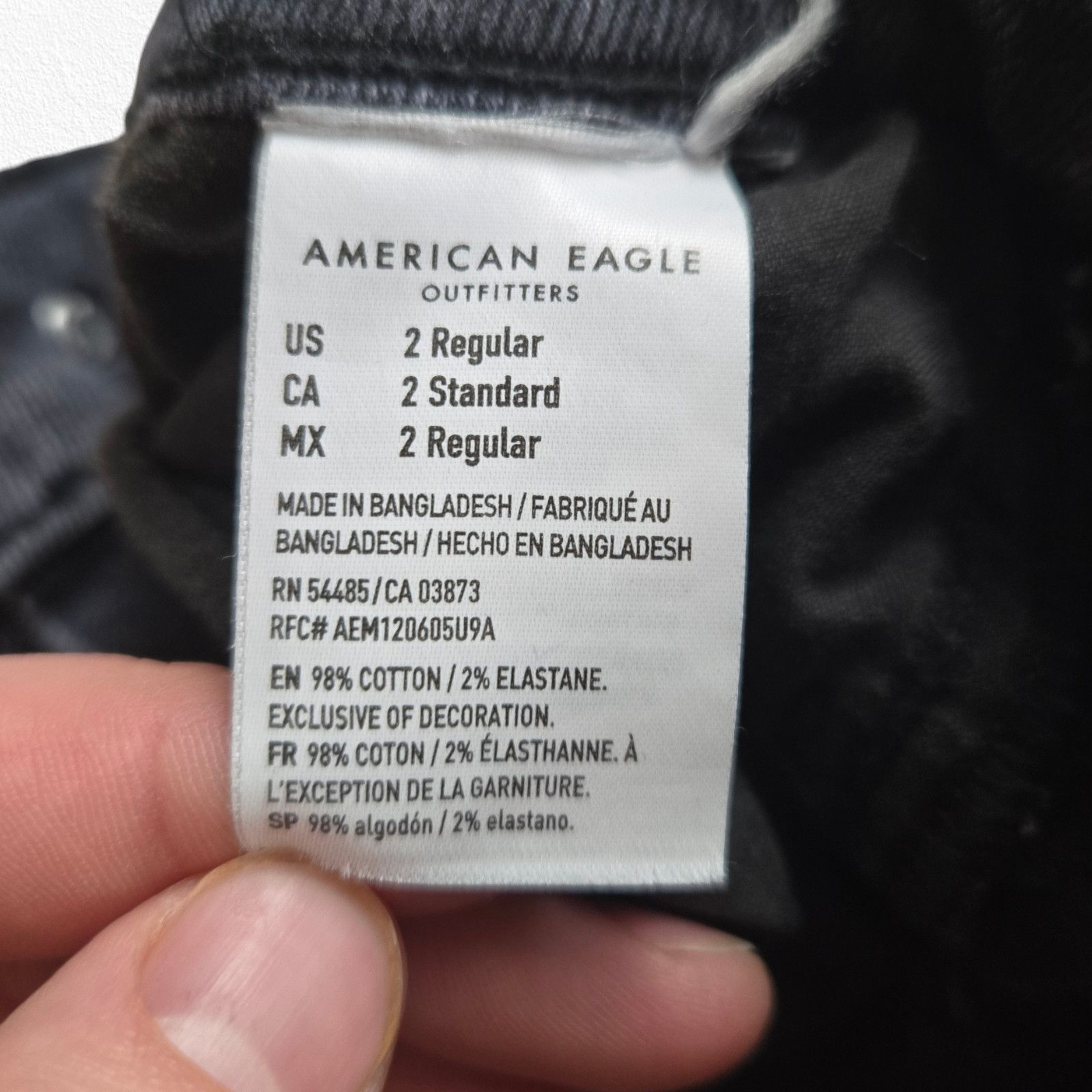 American Eagle Outfitters American Eagle Black High Rise Skinny Jeans Size 2 Size 26" / US 2 / IT 38 - 6 Thumbnail