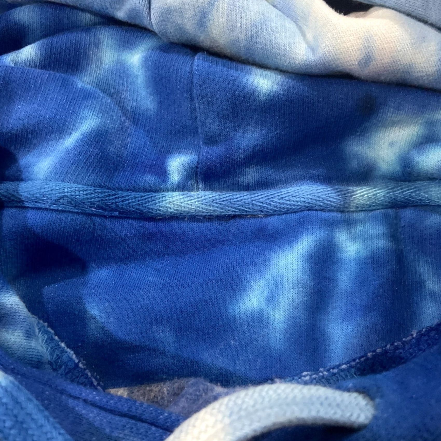 Vintage VINTAGE? Sugarhill Men’s XL Blue Tie dye Dreams Hoodie Sweatshirt Men Pullover Hooded Graphic Print Pockets Cotton Size US XL / EU 56 / 4 - 6 Thumbnail