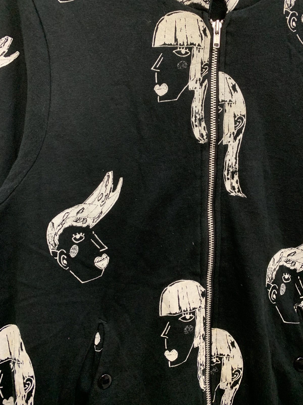 Japanese Brand × Vintage Art OVP Malko Malka by Yuri&Chika zipper sweater Size S / US 4 / IT 40 - 4 Thumbnail