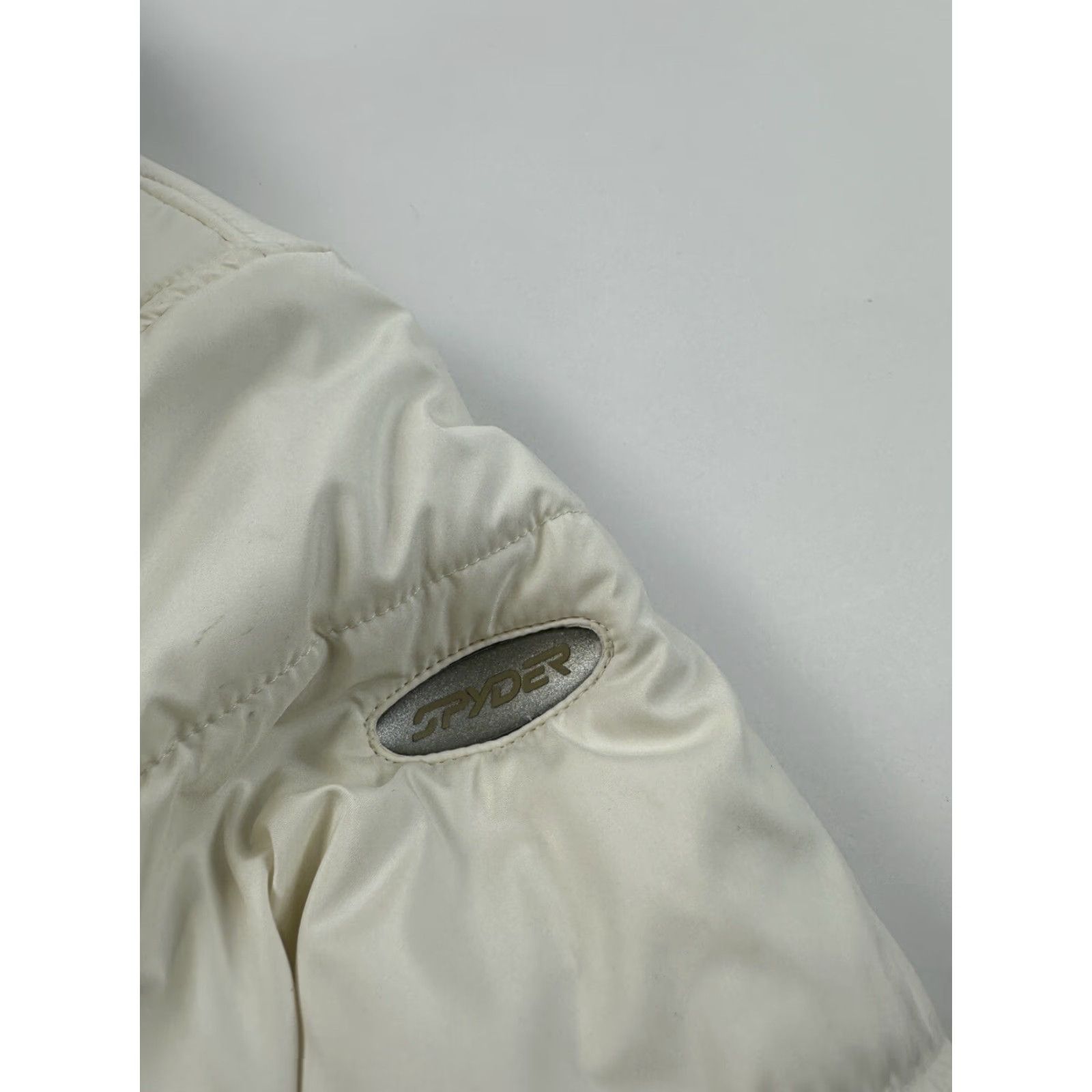 Spyder Spyder Jacket Women’s Puffer Casual Mid-Length Ivory 8 Zip Logo Zipper Regular Machine Washable Front Full Zip Size M / US 6-8 / IT 42-44 - 2 Thumbnail