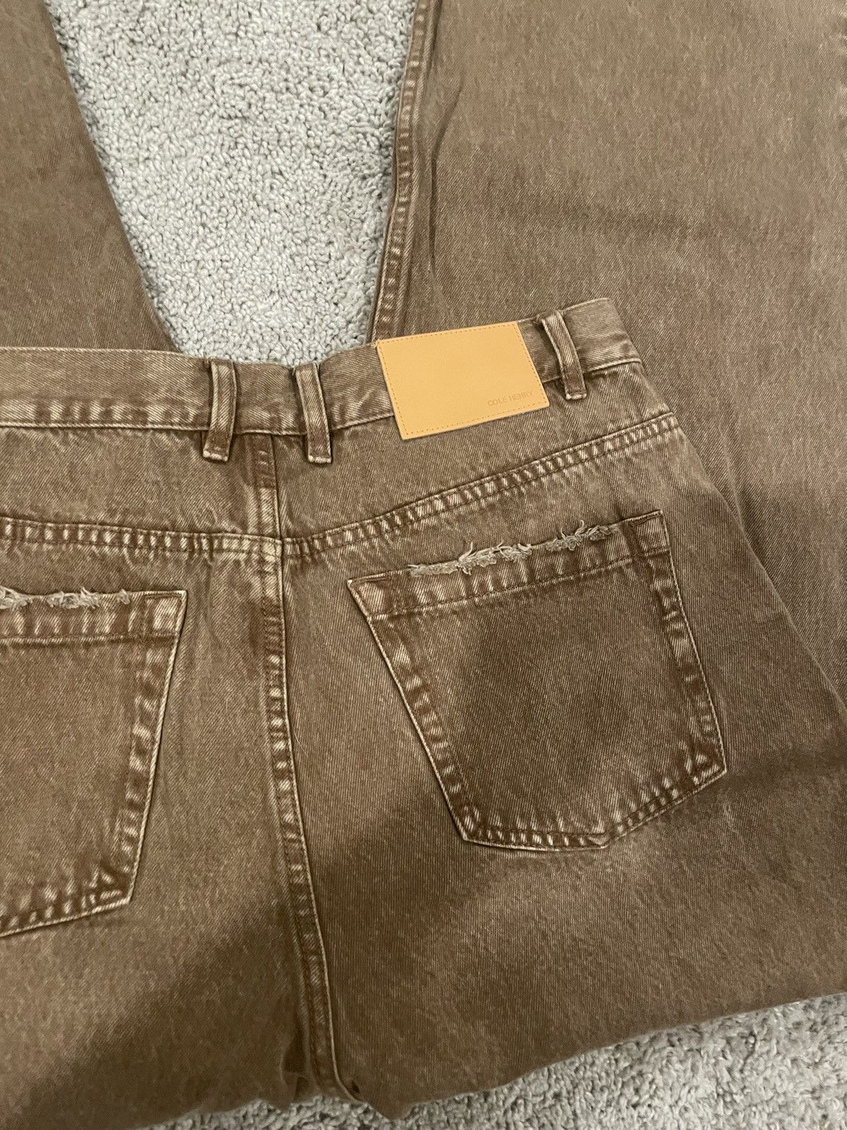 Cole Henry Cole Henry baggy washed denim Size US 31 - 3 Thumbnail