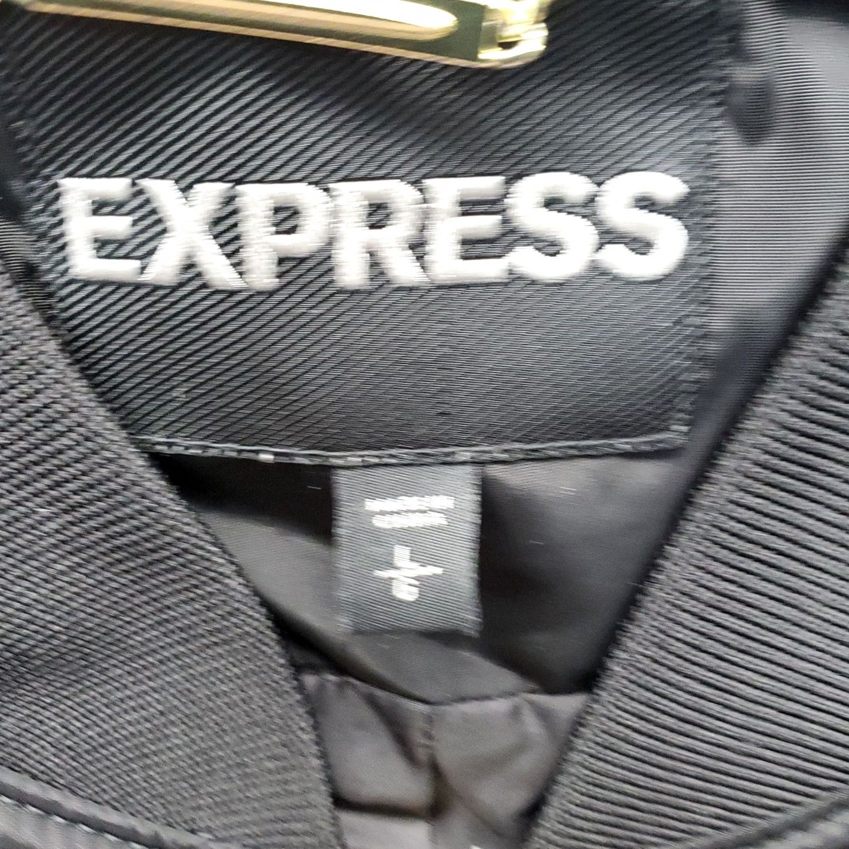 Express Express Bomber Jacket Women Large Black Windbreaker Long Sleeve Outdoor Full Zip Size L / US 10 / IT 46 - 5 Thumbnail