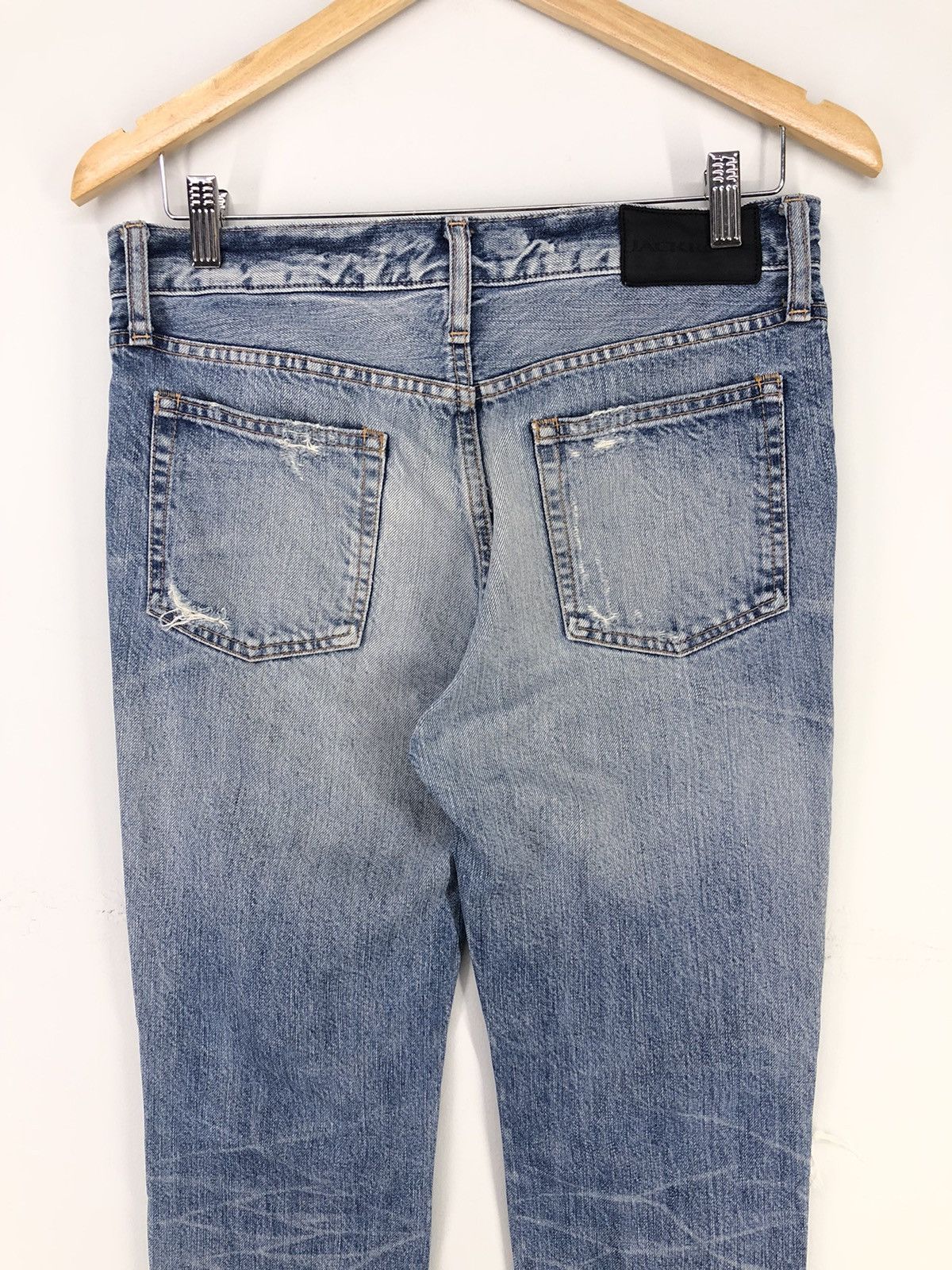 JACKROSE Rare💥Jackrose Seditionaries Distressed Faded Blue Jeans Size US 30 / EU 46 - 12 Thumbnail