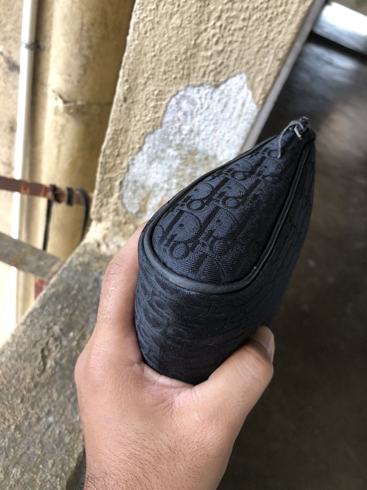 Christian Dior Monsieur Vintage Christian Dior Monogram Clutch Bag Black Size ONE SIZE - 9 Thumbnail