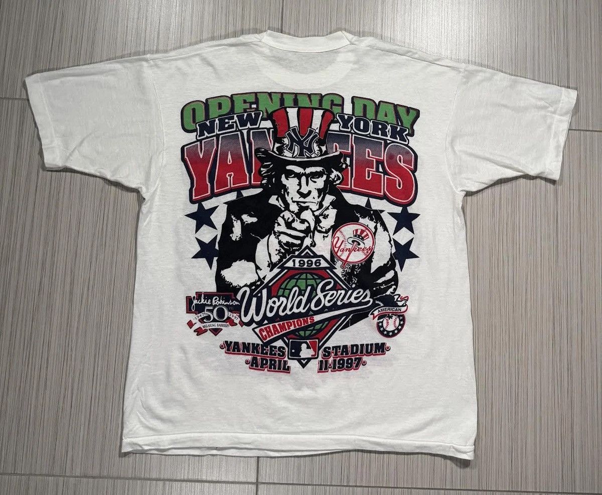 Vintage Vintage Bootleg New York Yankees 1996 Opening Day T Shirt XL Size US XL / EU 56 / 4 - 3 Thumbnail