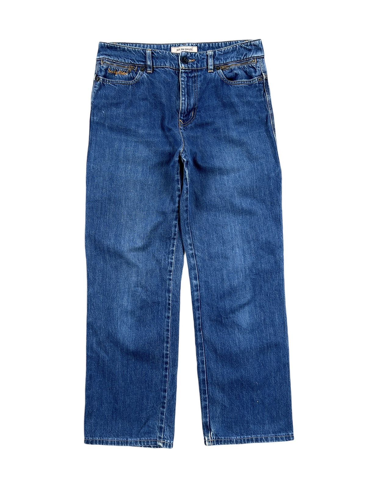 Chloe 2000 See by Chloé Carpenter Jeans Size 29" - 3 Thumbnail