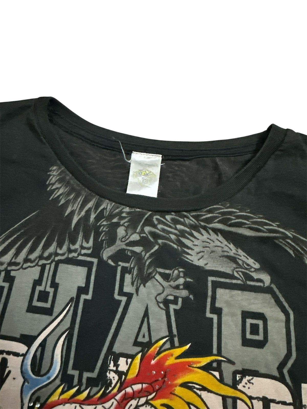 GOA 2000s Distressed Ed Hardy Christian Audigier Lgb Jnco Style Size US XL / EU 56 / 4 - 3 Thumbnail