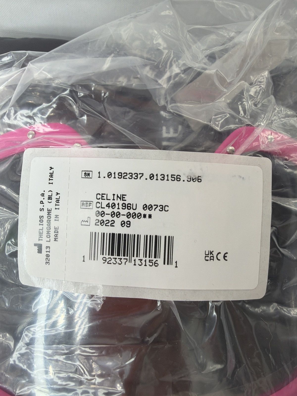 Celine Celine Ski Mask Goggles Pink NWT w/ Box Size ONE SIZE - 9 Thumbnail
