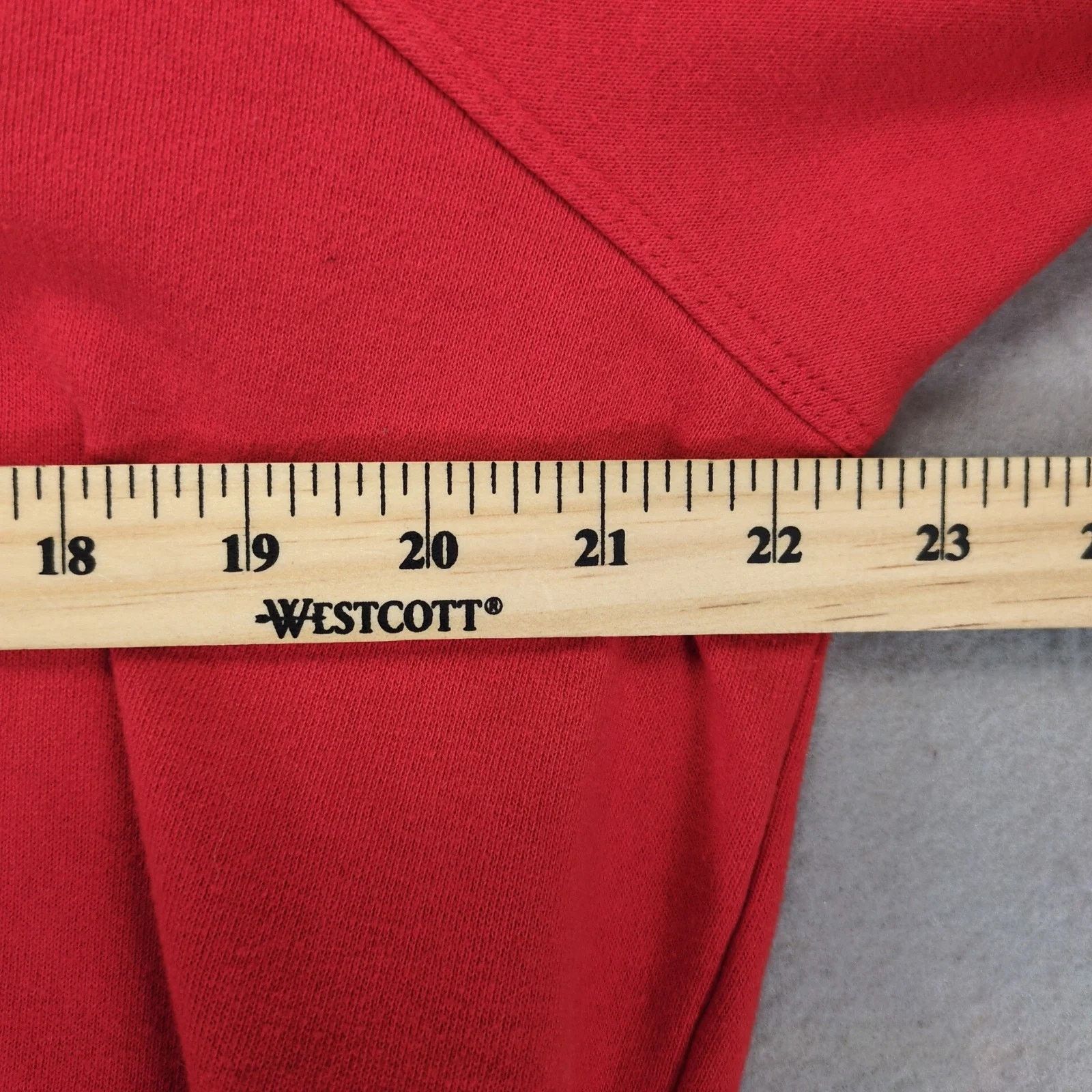 Calvin Klein Calvin Klein Performance Red Pullover Crop Hoodie Sweatshirt Size L / US 10 / IT 46 - 6 Thumbnail