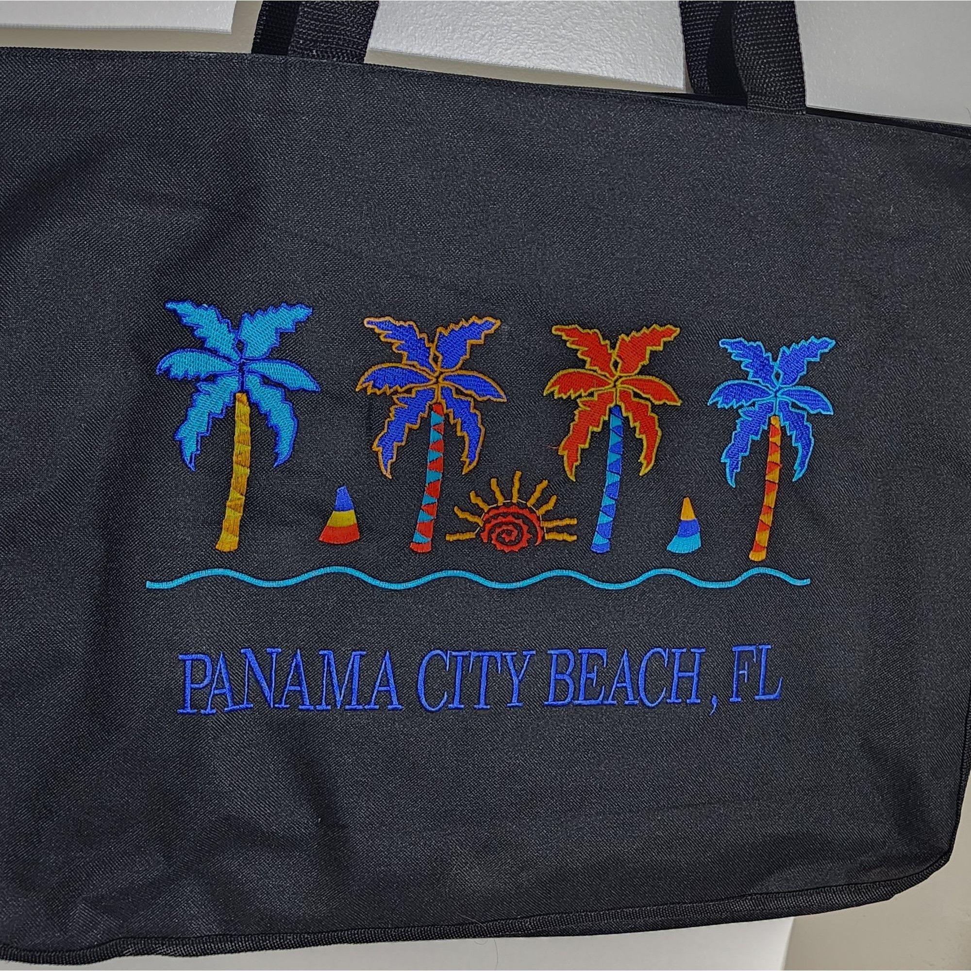 Other Vintage Panama City Beach FL Tote Bag Large Embroidered Y2K Size ONE SIZE - 4 Thumbnail