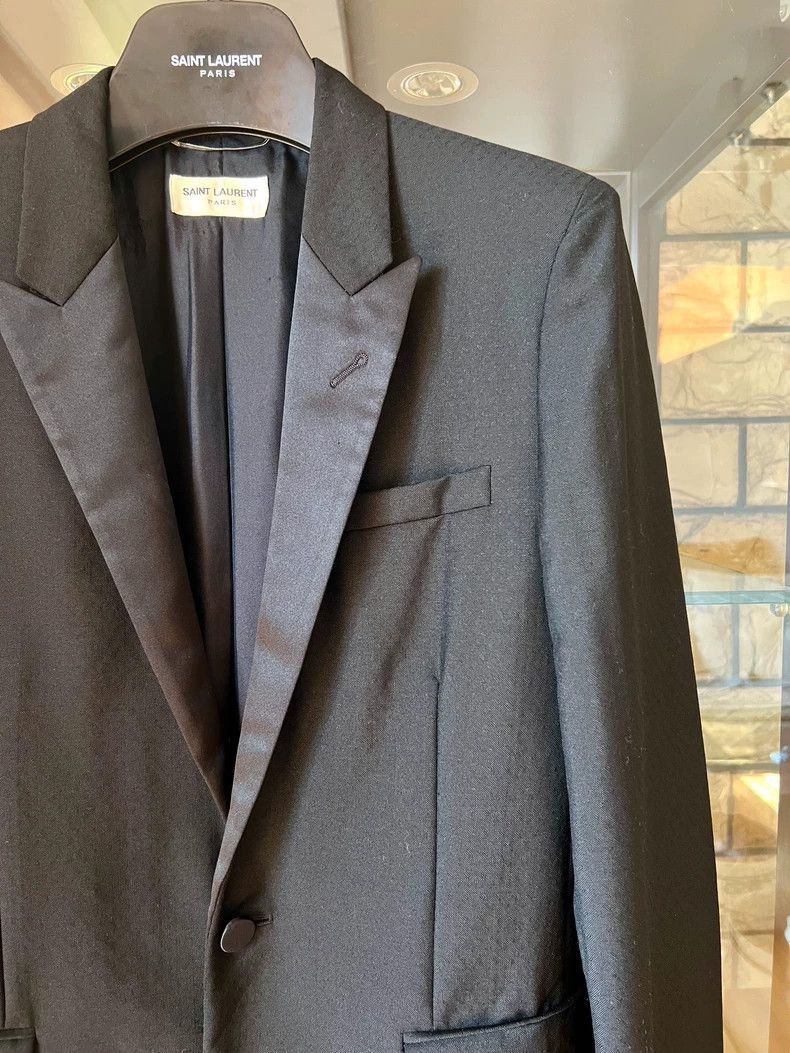 Saint Laurent Paris Saint Laurent Paris Dark patterned jacket-2506 Size US S / EU 44-46 / 1 - 2 Thumbnail