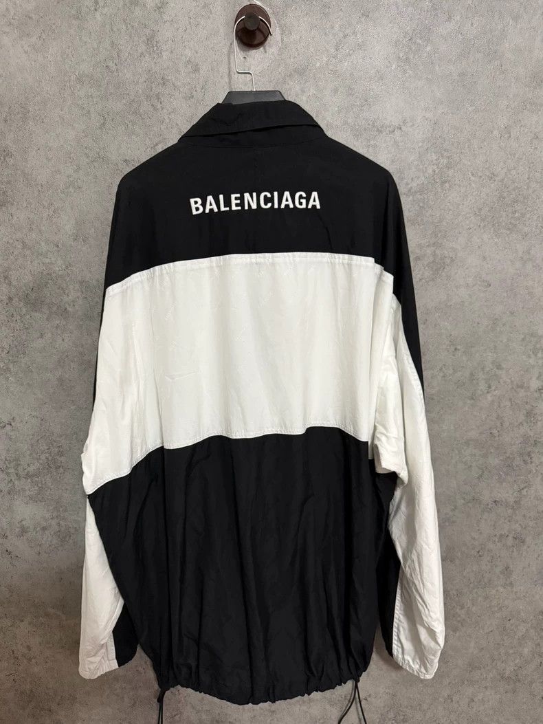 Balenciaga Balenciaga Dark Pattern Full Print Logo Embroidered Black Size US S / EU 44-46 / 1 - 6 Thumbnail
