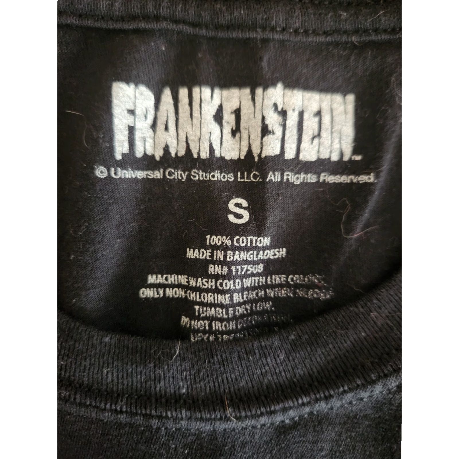 Vintage VINTAGE? Universal Studios Frankenstein Horror It Comes To Life Black T-Shirt Size Small Size US S / EU 44-46 / 1 - 2 Thumbnail