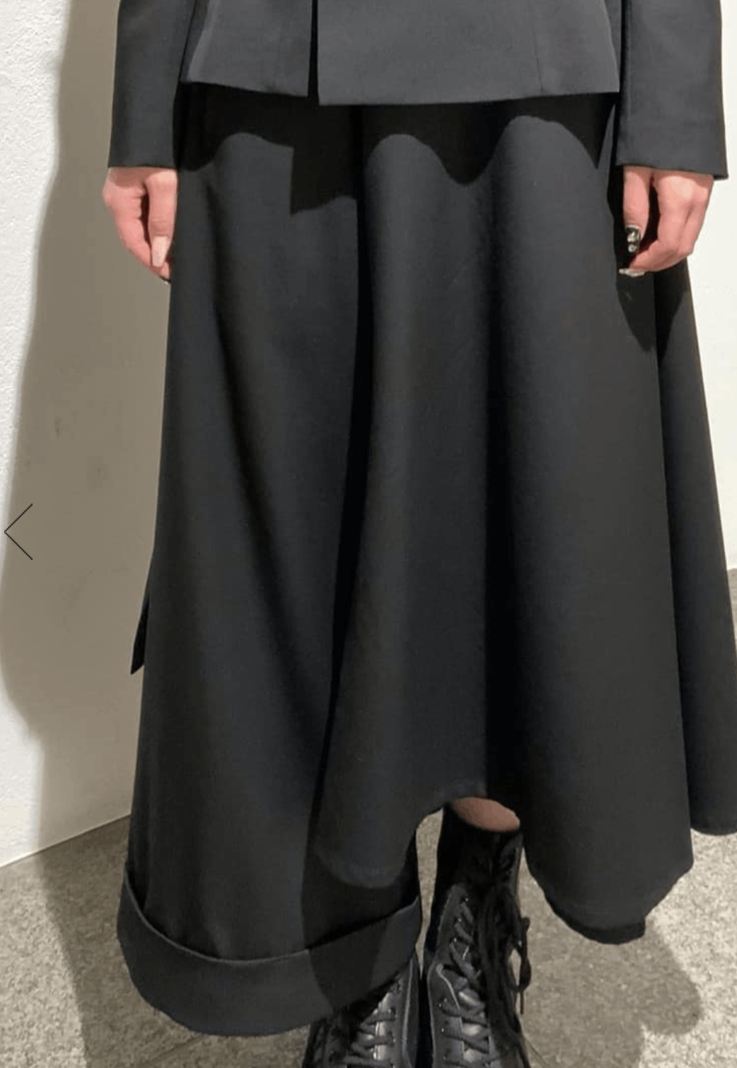 Yohji Yamamoto Yohji Yamamoto Femme - Rayon Asymmetrical Draped Skirt Size 24" / US 00 / IT 34 - 5 Thumbnail