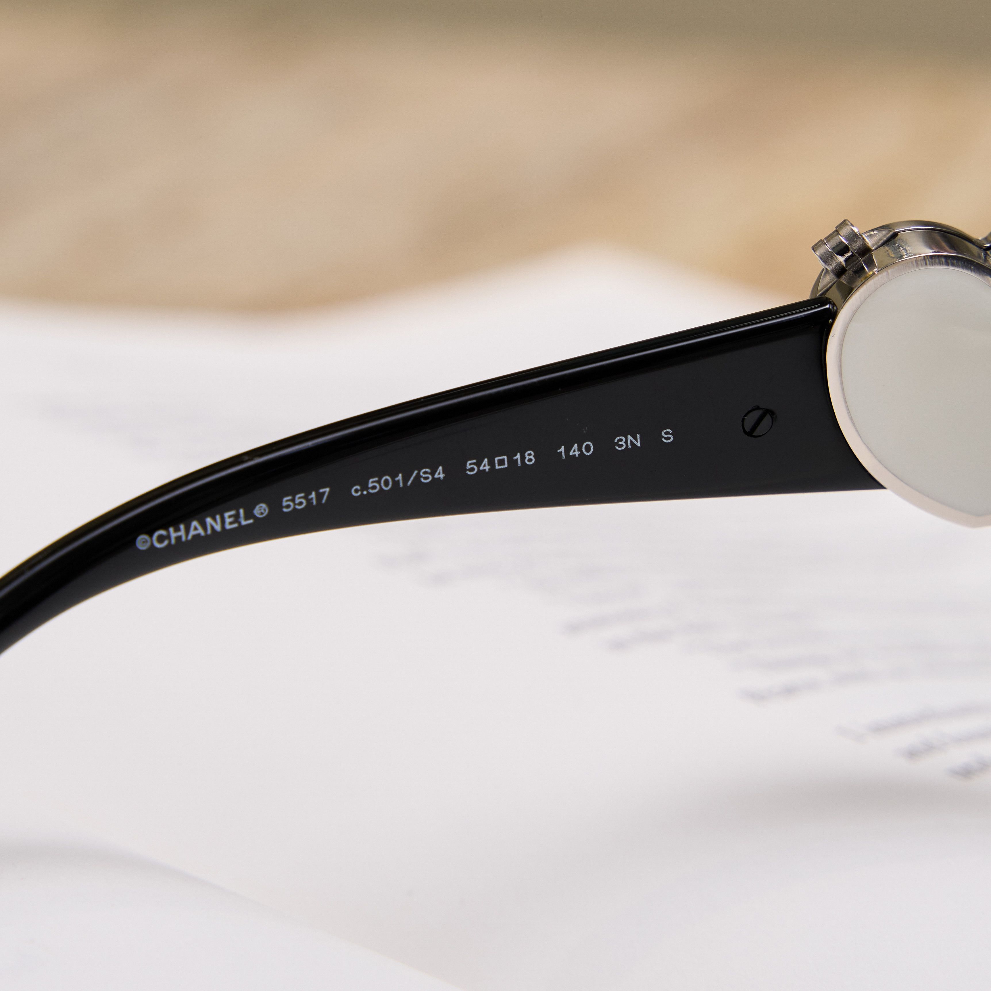 Chanel CHANEL 0CH5517 C501/S4 Sunglasses Size ONE SIZE - 5 Thumbnail