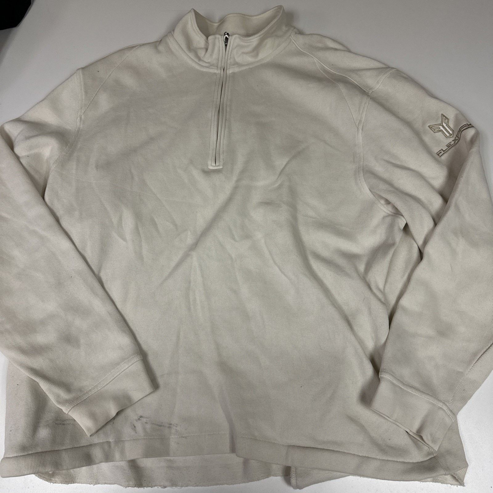 Callaway Callaway Flexpak Quarter Zip White Cream Mens Size XXL Size US XXL / EU 58 / 5 - 1 Thumbnail