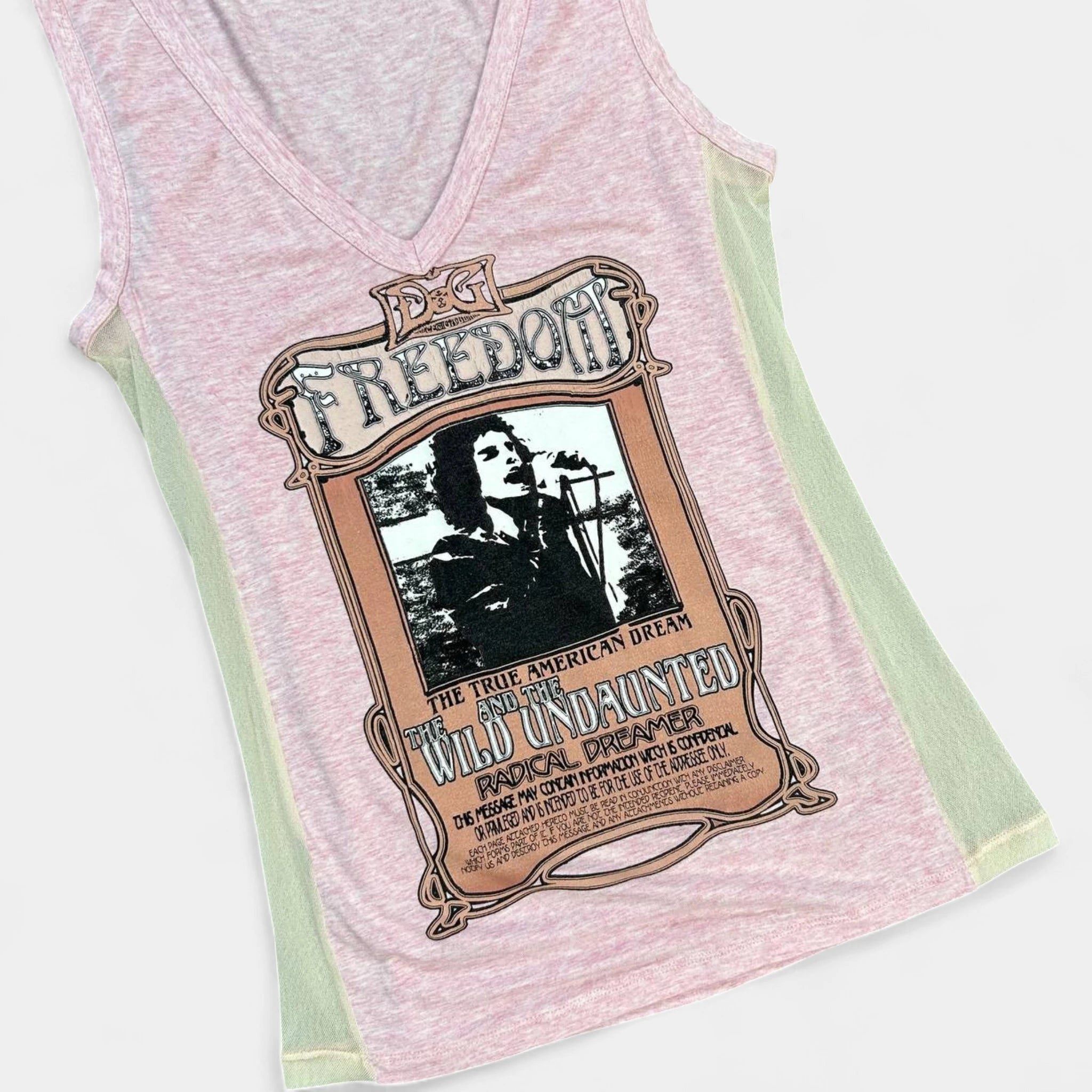 Dolce & Gabbana Dolce & Gabbana Graphic Pink Tank Top Size S / US 4 / IT 40 - 2 Thumbnail