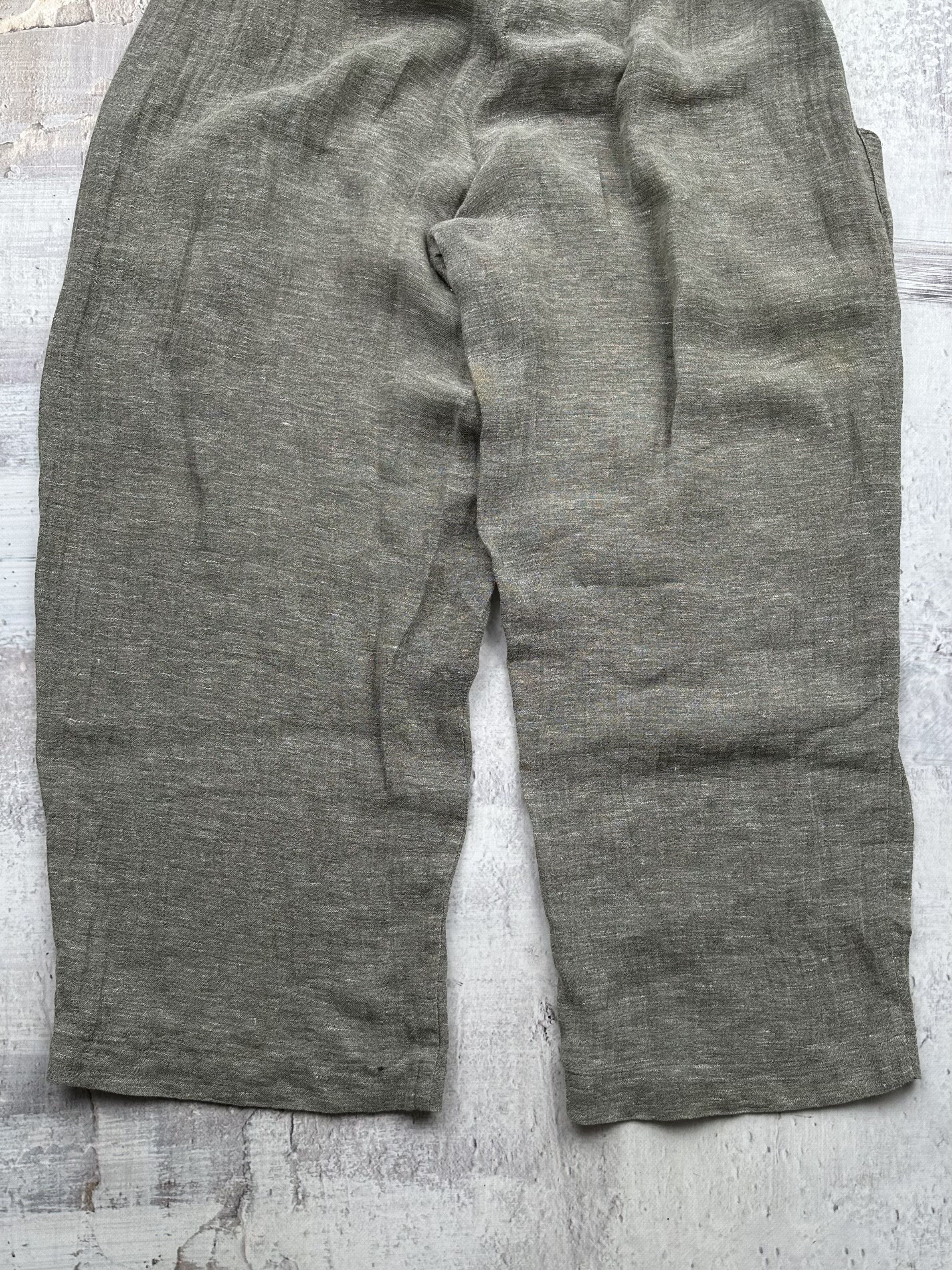 Japanese Brand × Vintage × Yohji Yamamoto Vintage Parachute Linen Pants Size US 30 / EU 46 - 8 Thumbnail