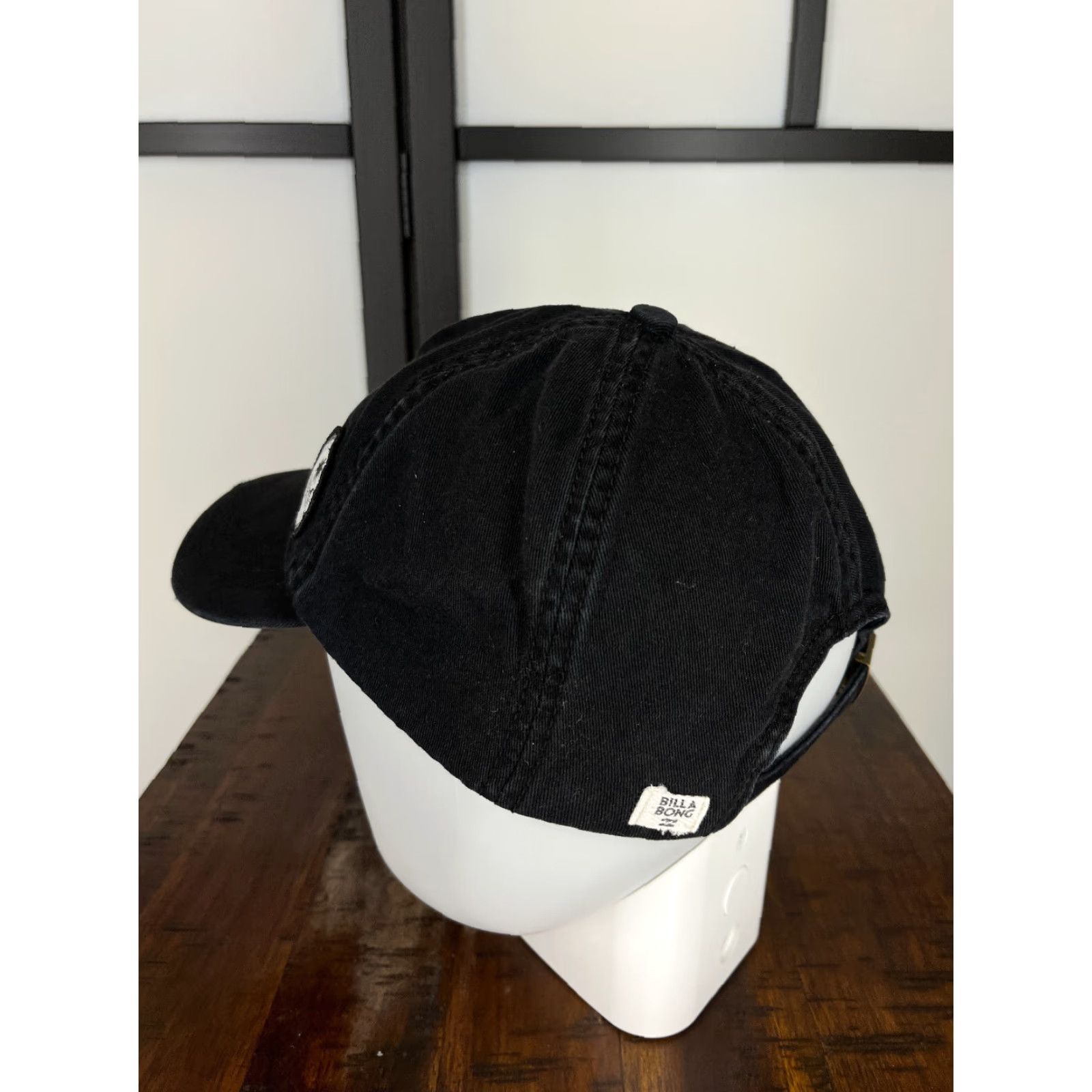Billabong Billabong Hat Cap Strap Back Adult One Size Black Cotton Beach Surf 100% Twill Size ONE SIZE - 6 Thumbnail
