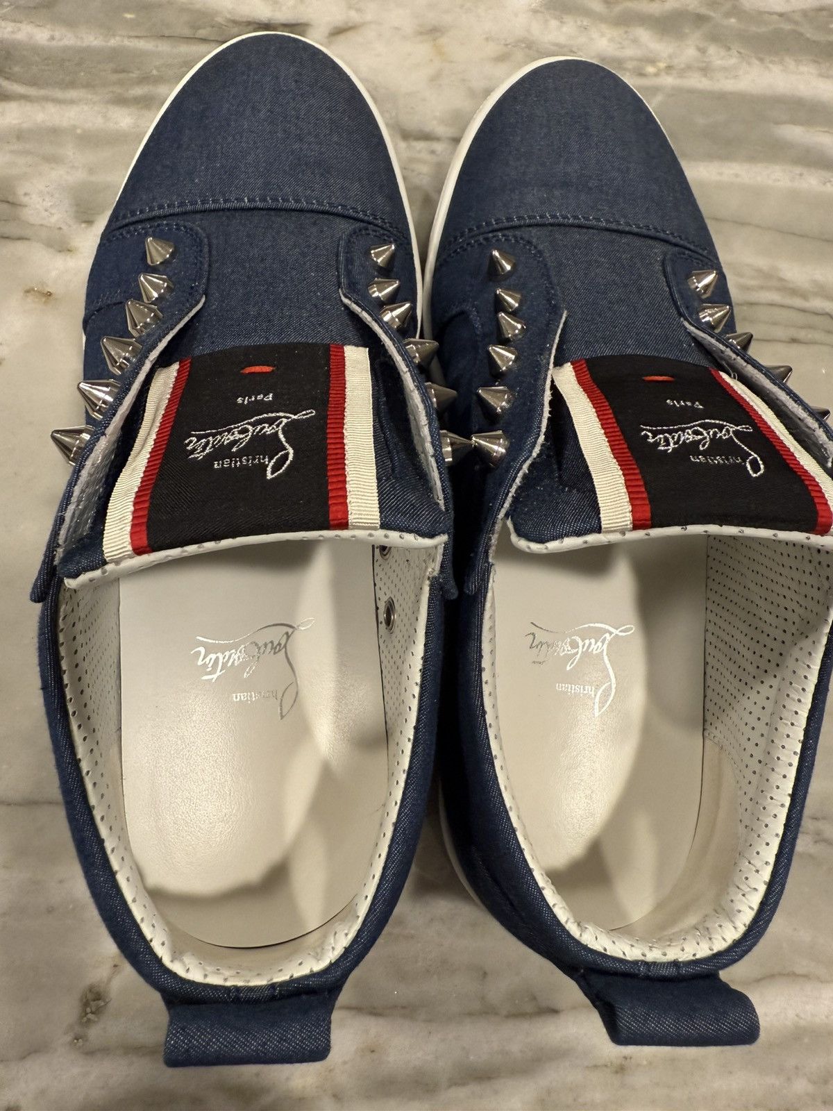 Christian Louboutin FAV FIQUE A VONTADE DENIM Size US 9 / IT 39 - 8 Thumbnail