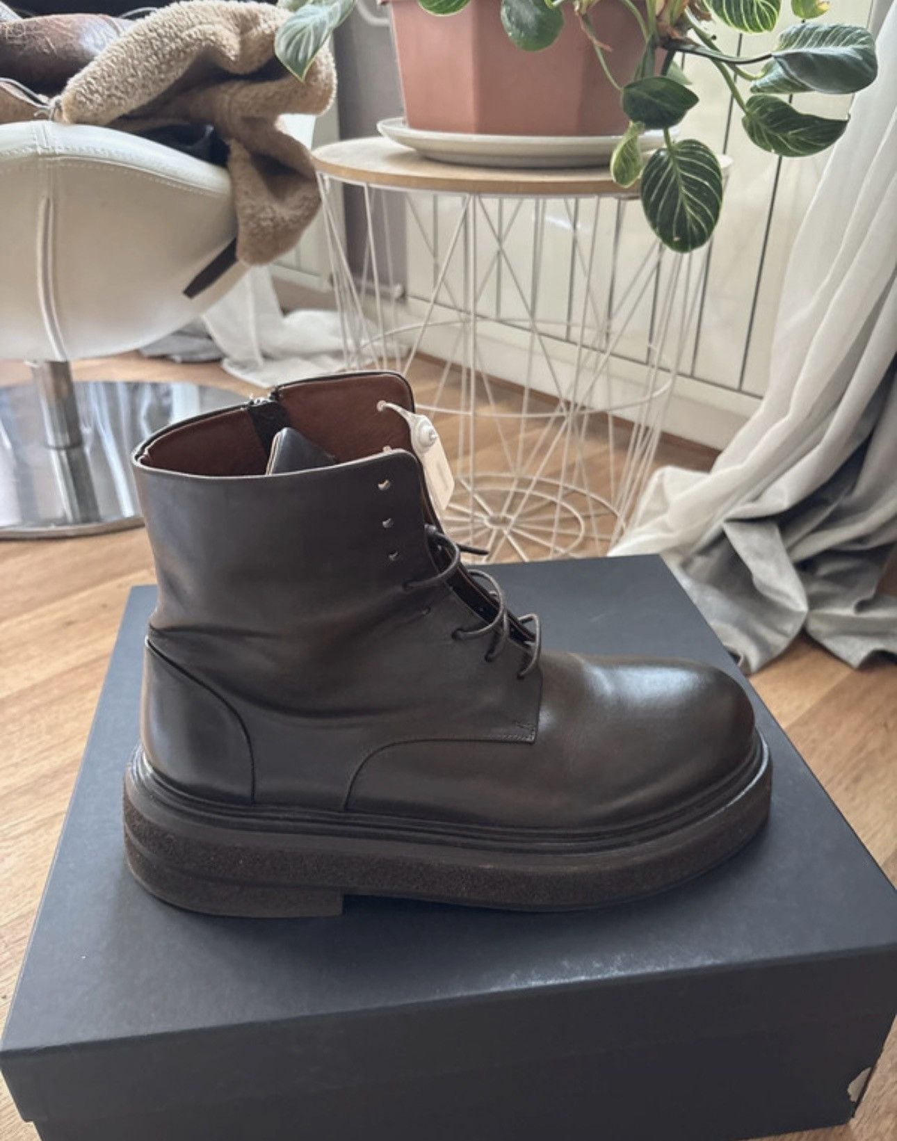 Marsell Marsell Side Zip Leather Combat Boots Size US 10 / EU 43 - 3 Thumbnail