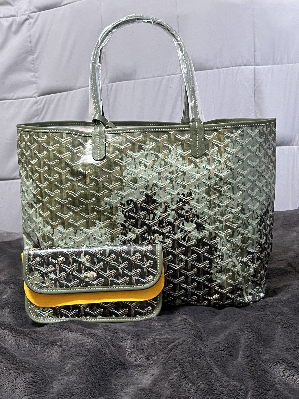 image of Limited Edition Goyard “Morvan Forest” Tote in Green, Women's