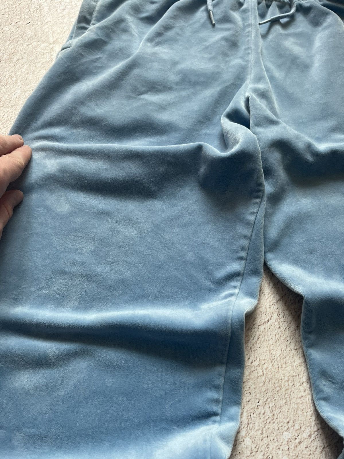 Southpole Soultspo Velour Monogram Track Pants Size US 32 / EU 48 - 4 Thumbnail