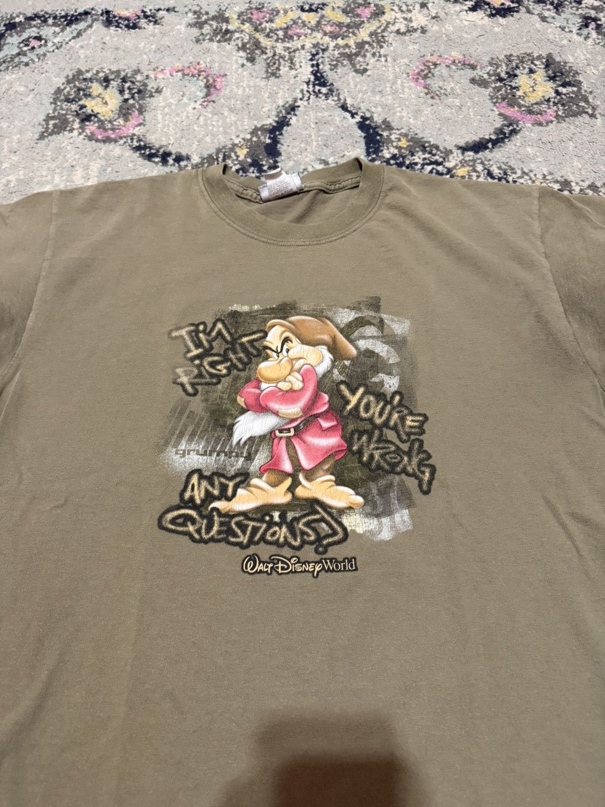 Disney Disney snow white grumpy tee Size US L / EU 52-54 / 3 - 2 Thumbnail