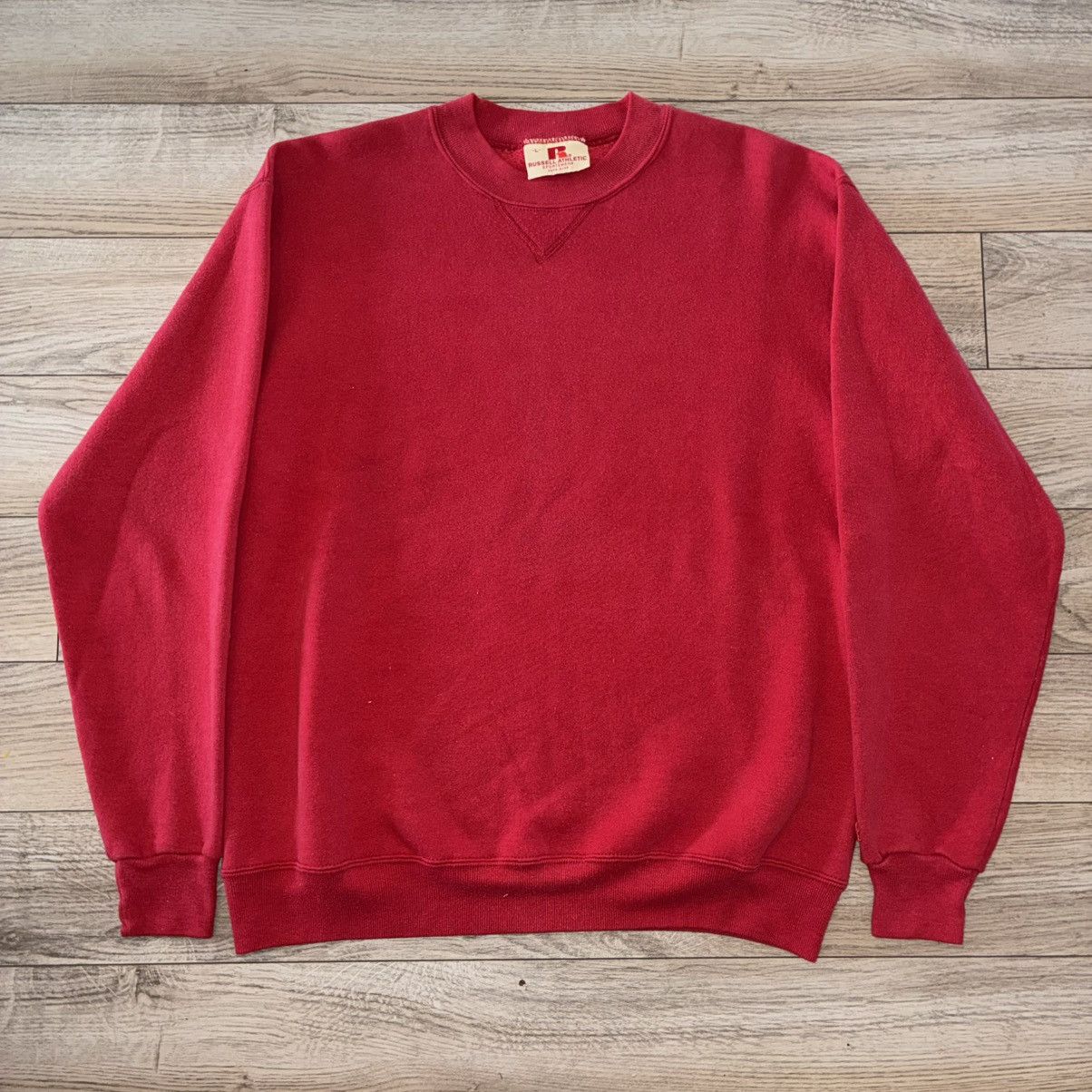 Russell Athletic 70s/80s Russell Athletic red crewneck sweatshirt Size US L / EU 52-54 / 3 - 1 Thumbnail