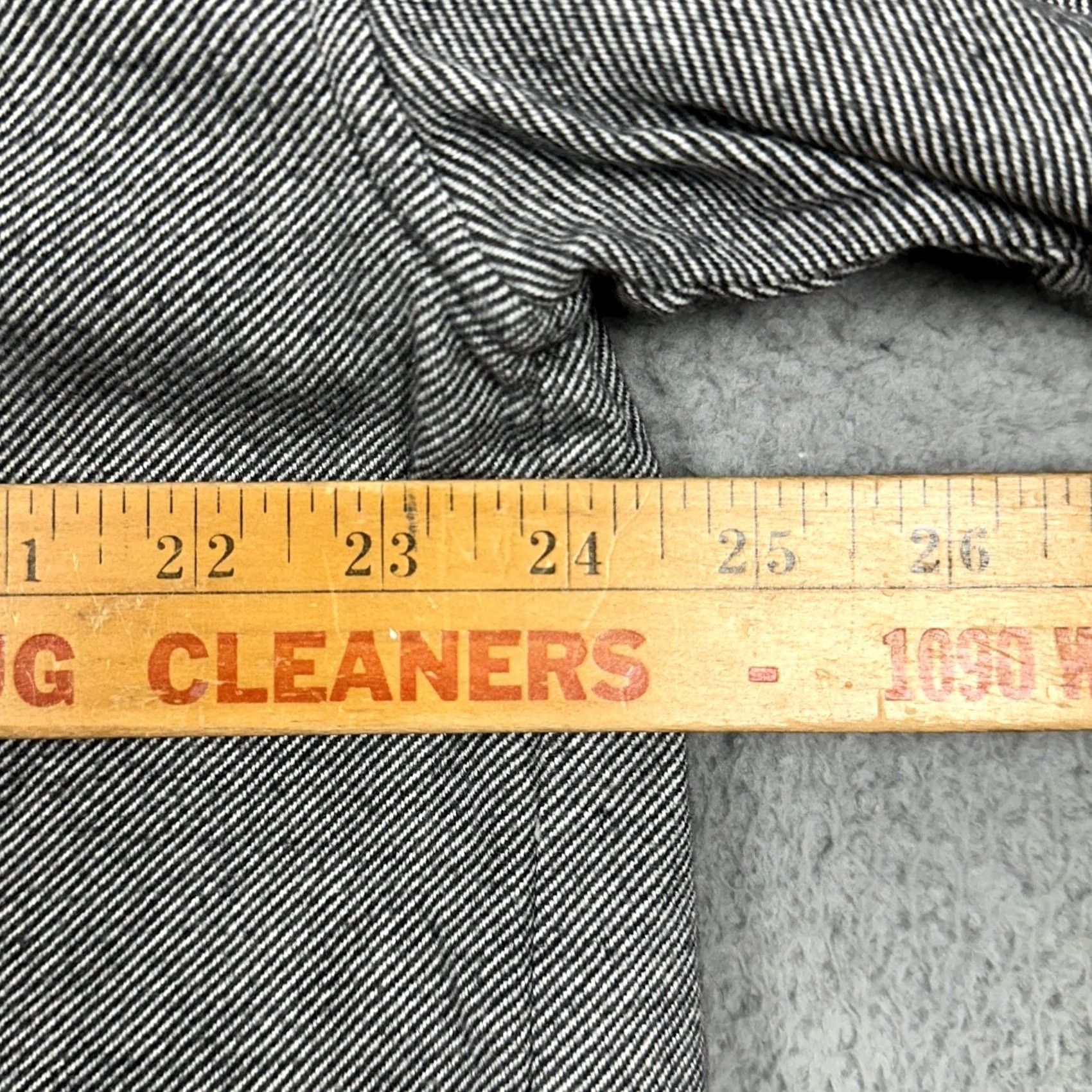 Madewell Madewell Oversized Shirt Womens M Gray Flannel Button-Up Chest Pockets Relaxed Fit Casual Workwear 100% Cotton Button-Front Fall Winter Size M / US 6-8 / IT 42-44 - 7 Thumbnail