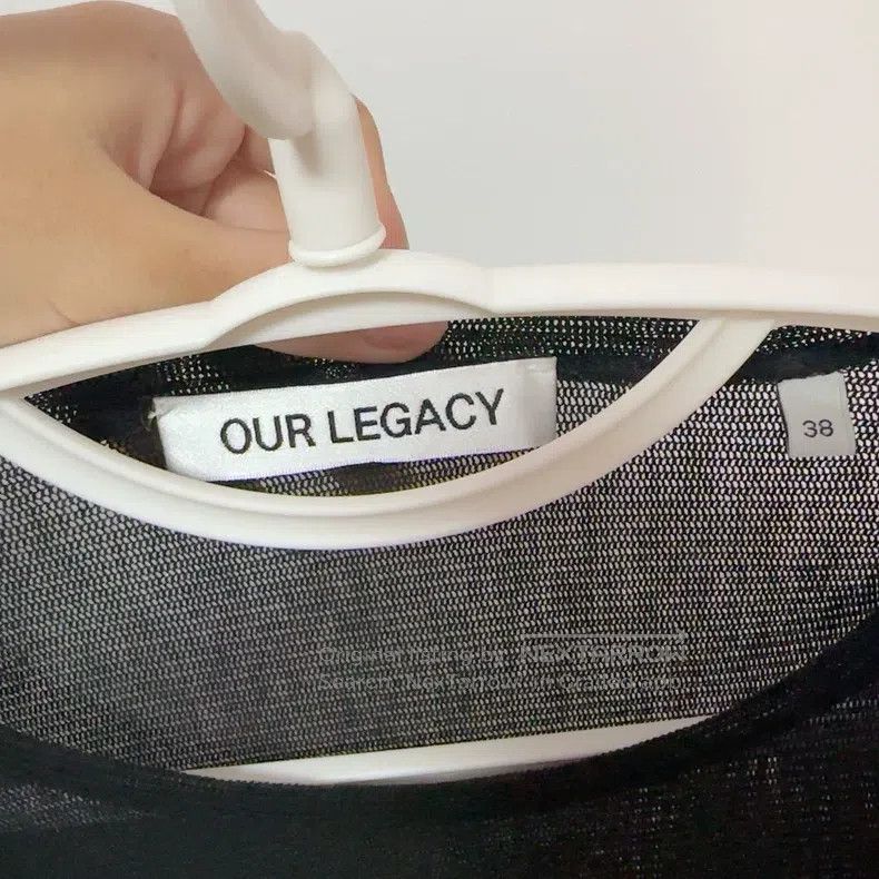 Our Legacy Our Legacy Transparent mesh knit long-sleeve T-shirt with Size XS / US 0-2 / IT 36-38 - 4 Thumbnail