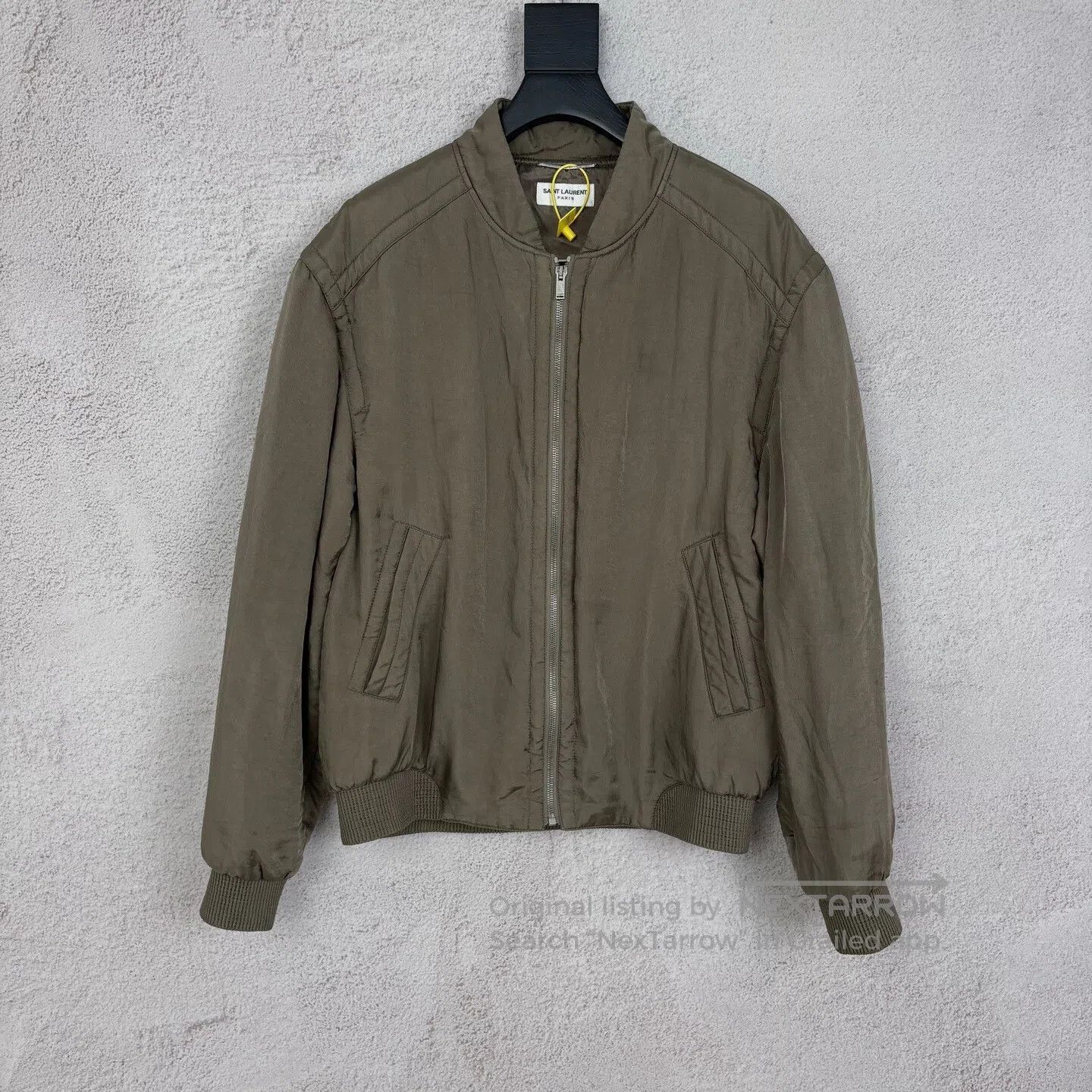 Saint Laurent Paris Saint Laurent Paris SLP Cotton Casual Jacket, Khaki Green Size US S / EU 44-46 / 1 - 1 Thumbnail