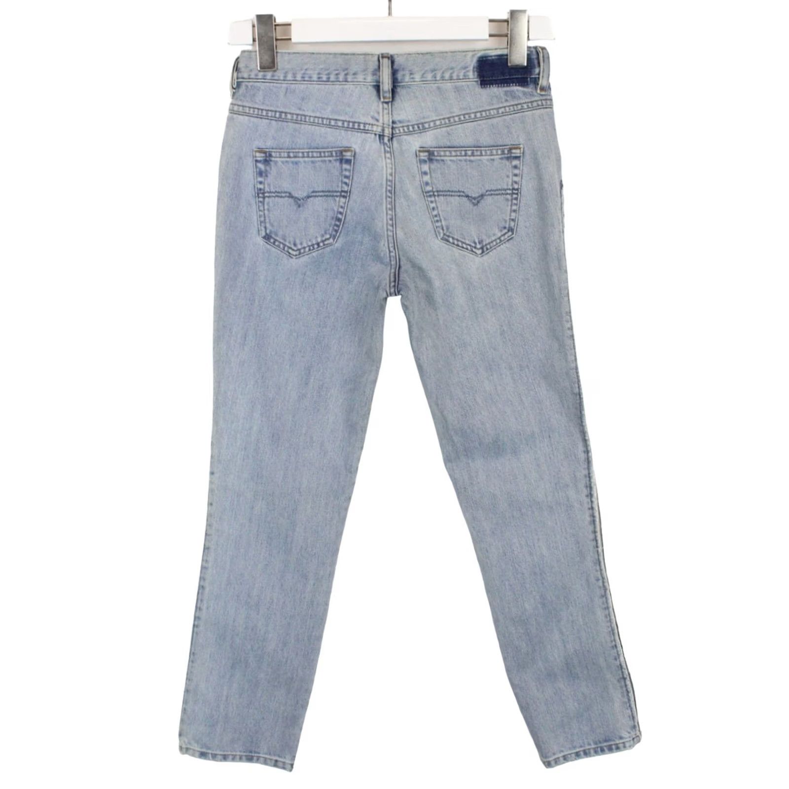 Diesel DIESEL Belthy Ankle-C Regular Slim-Straight Low Waist Jeans Women's W24/L32 blue denim jeans Slim Womens W24/L32 Size 42" / US 20 - 2 Thumbnail
