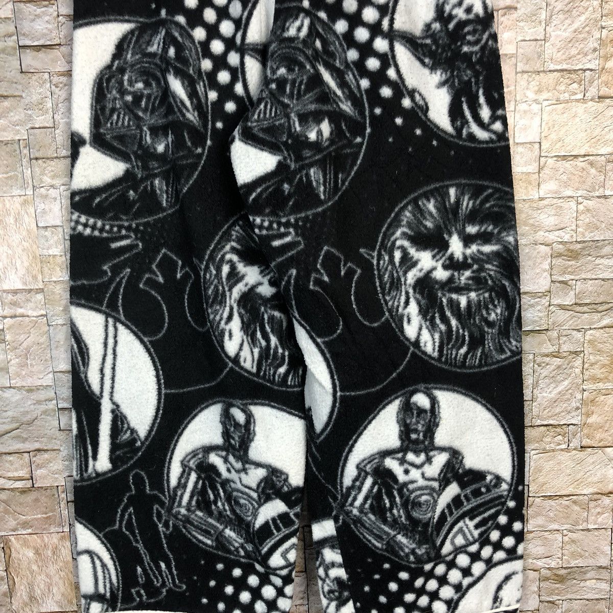 Japanese Brand × Vintage Star Wars Black White Joggers Pants #a331 Size 24" / US 00 / IT 34 - 13 Thumbnail