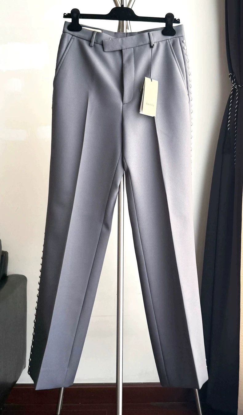 Gucci Gucci Fine-cut straight casual pants Size US 30 / EU 46 - 1 Thumbnail