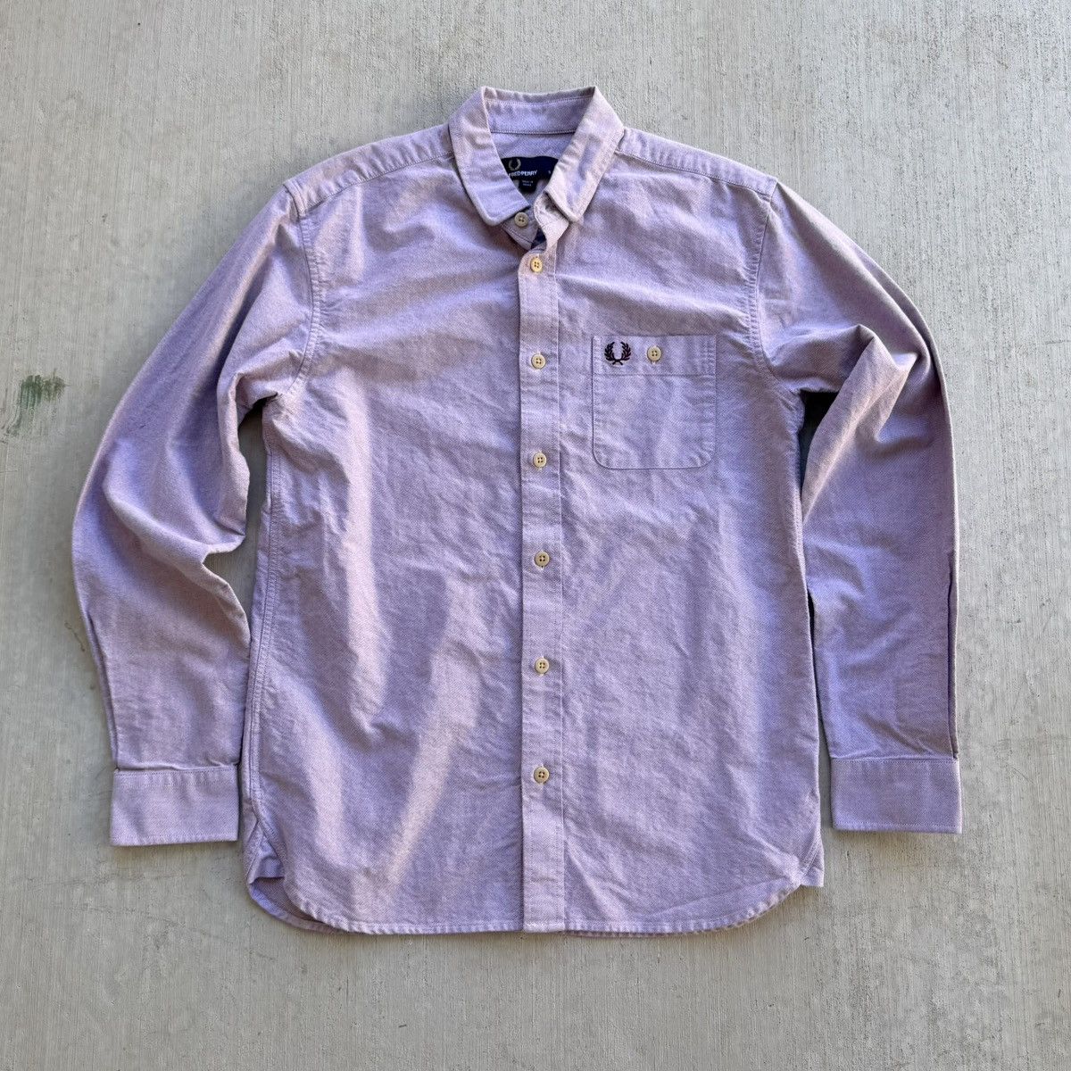 Fred Perry Fred Perry Chambray Shirt Men Size Small Oxford Twill Red Size US S / EU 44-46 / 1 - 1 Thumbnail