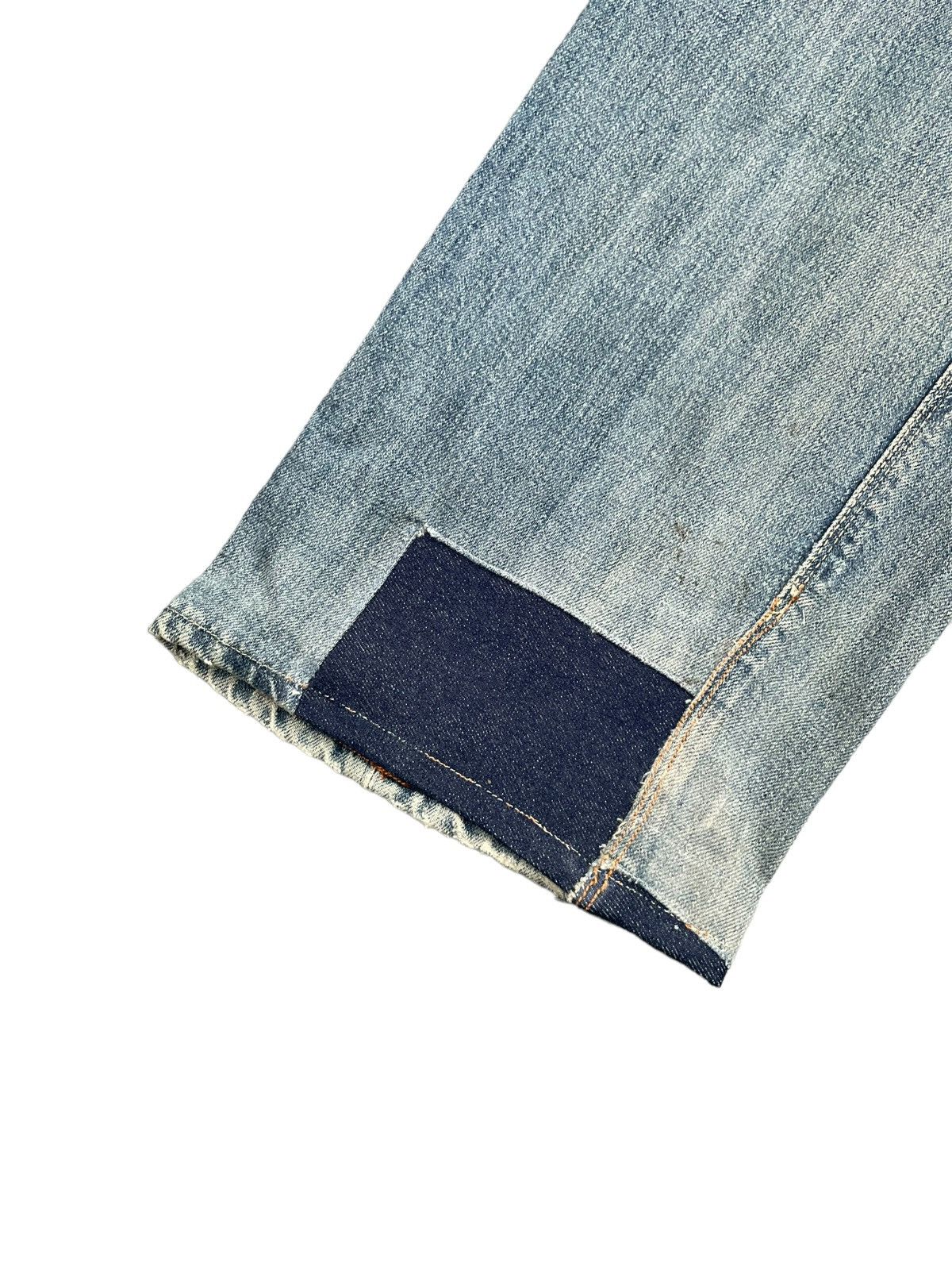 Lee × Vintage Vintage Lee Union Made Faded Distresed Denim Size US 36 / EU 52 - 6 Thumbnail