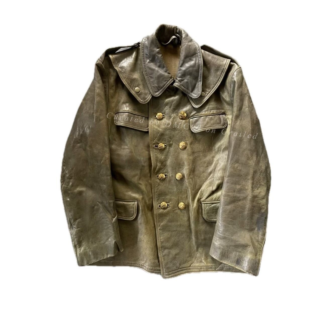 Vintage True Vintage 1950s Belgian Leather Moto Jacket Size US M / EU 48-50 / 2 - 1 Thumbnail
