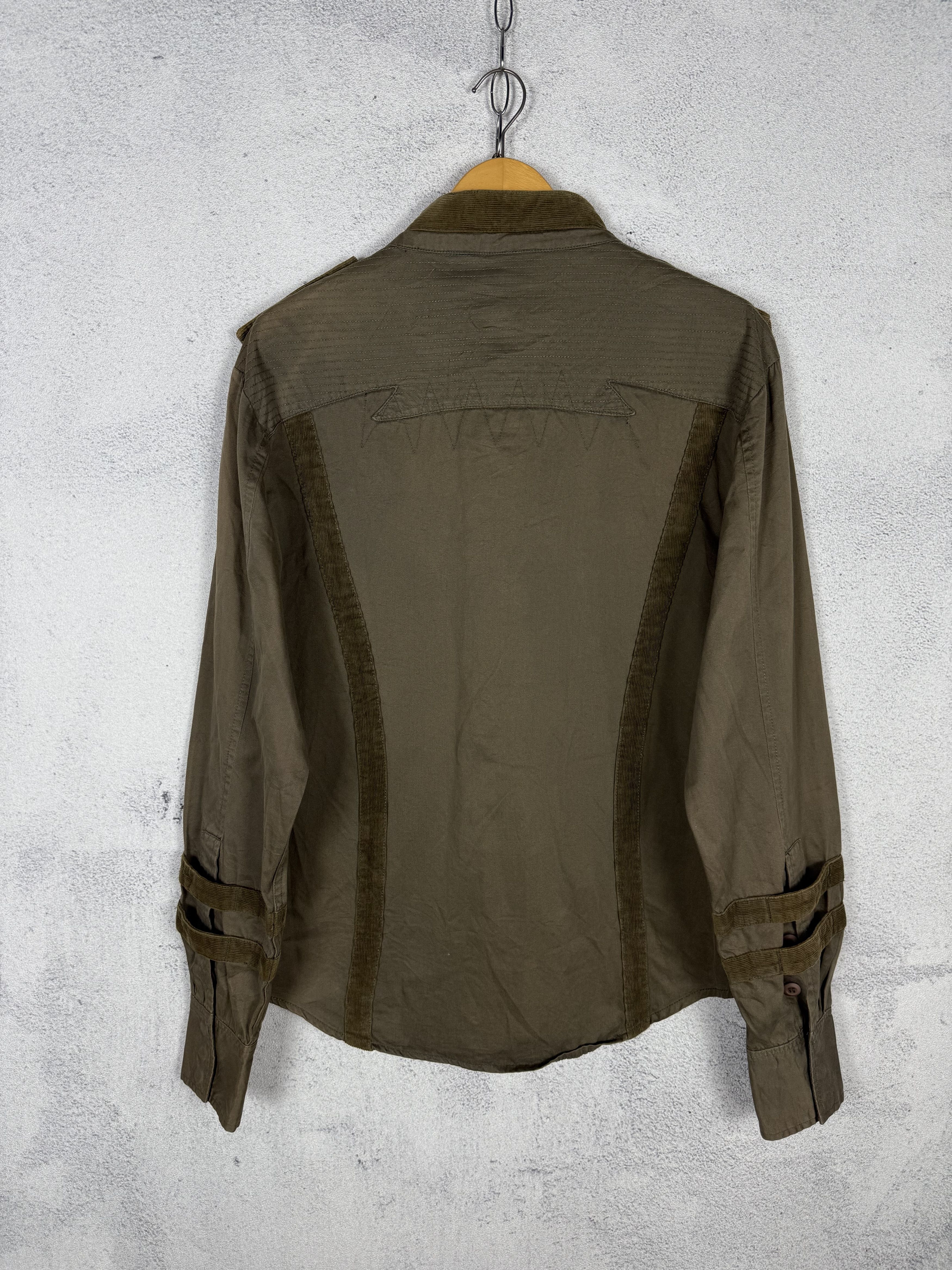 Diesel Y2K Diesel Army Military Shirt Size US L / EU 52-54 / 3 - 2 Thumbnail