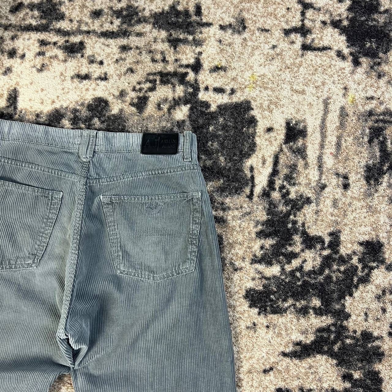 Armani Armani Jeans Metal Logo Corduroy Casual Pants Size US 32 / EU 48 - 3 Thumbnail