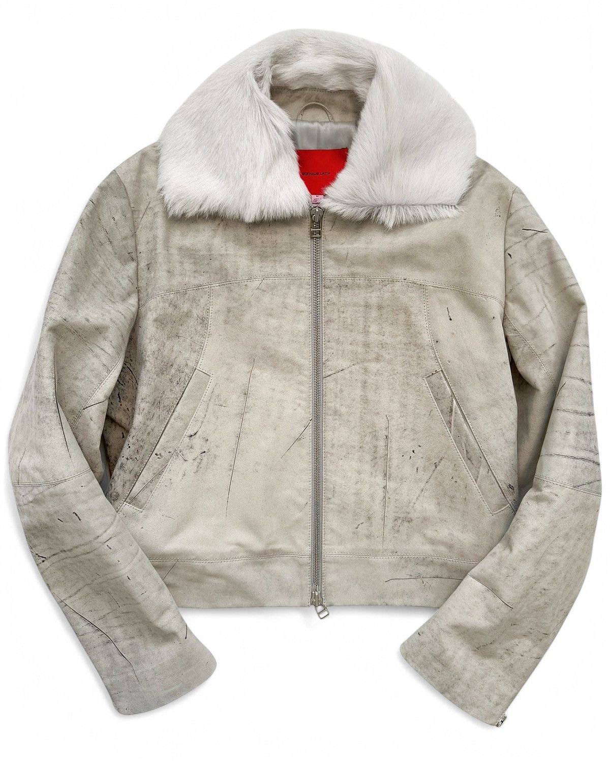 Eckhaus Latta Hide Fur Faded Leather Jacket Size US M / EU 48-50 / 2 - 1 Thumbnail