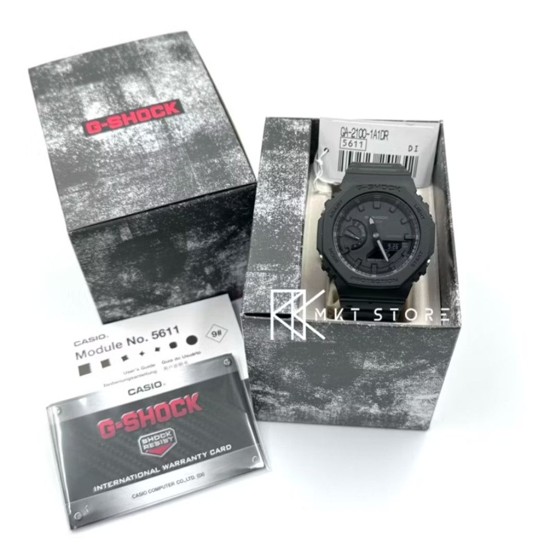 Casio Casio G Shock GA-2100-1A1 Blackout Size ONE SIZE - 7 Thumbnail