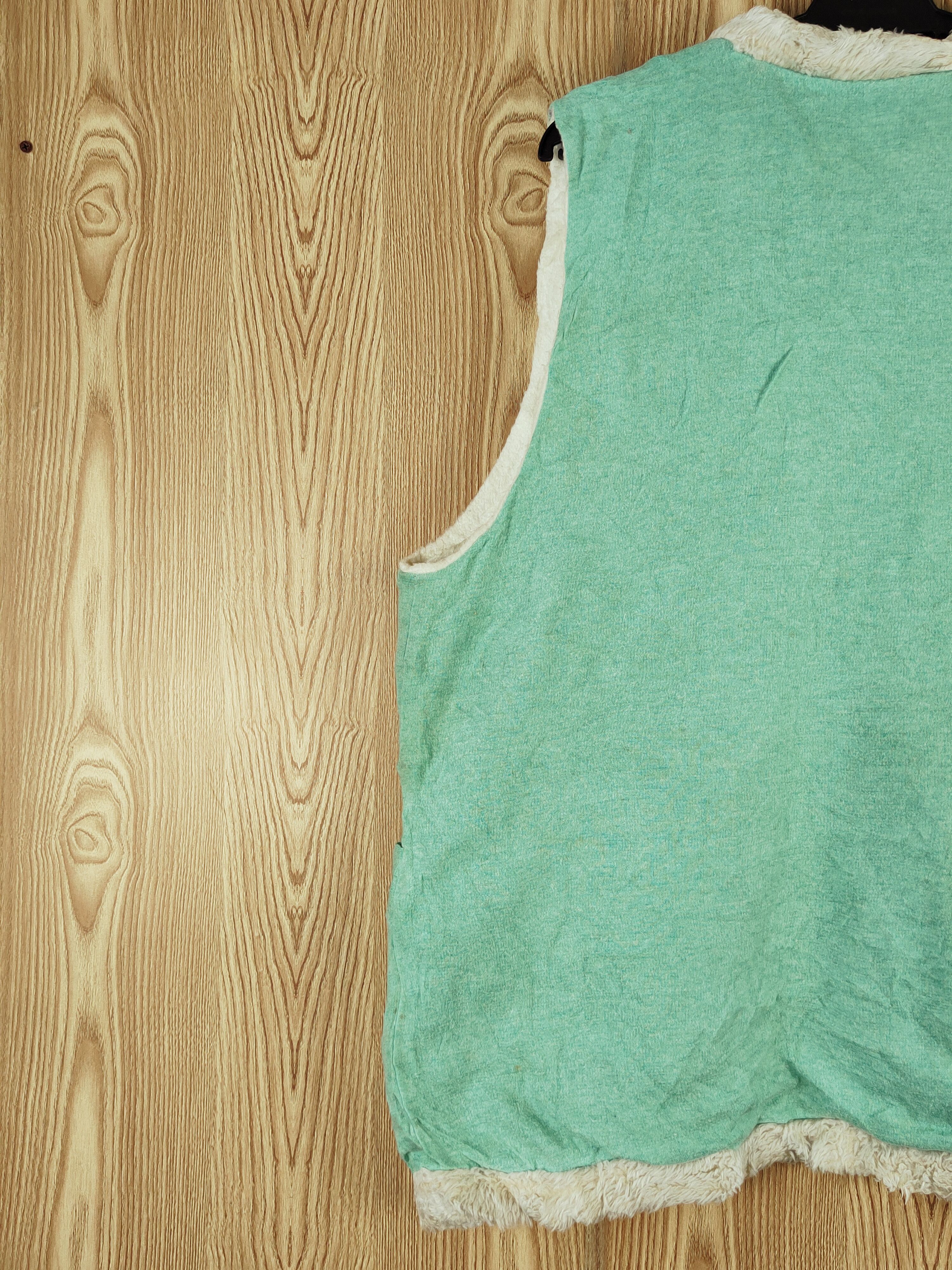 Japanese Brand × Vintage Vintage 💥 Home Fashion Turquoise Vests Size US L / EU 52-54 / 3 - 9 Thumbnail