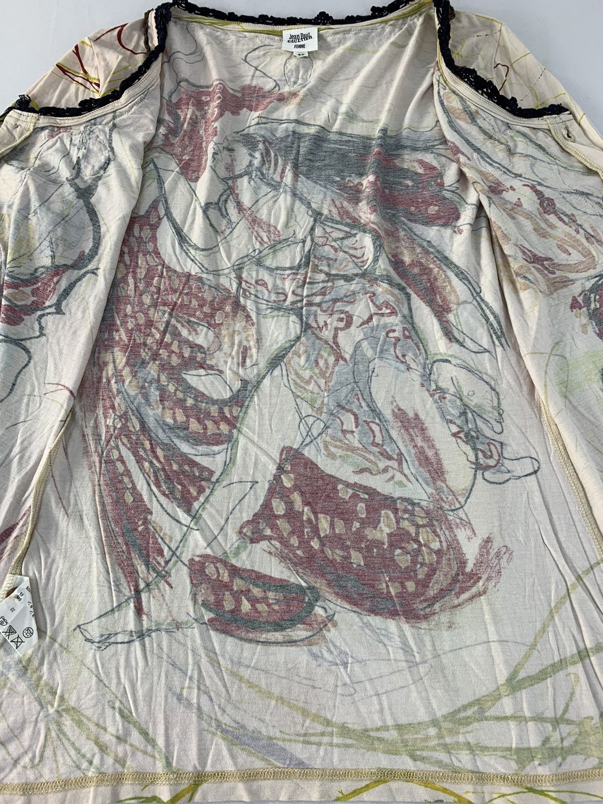 Jean Paul Gaultier Jean Paul Gaultier Femme Pop Art Dancing Girl Stretchable Size S / US 4 / IT 40 - 5 Thumbnail