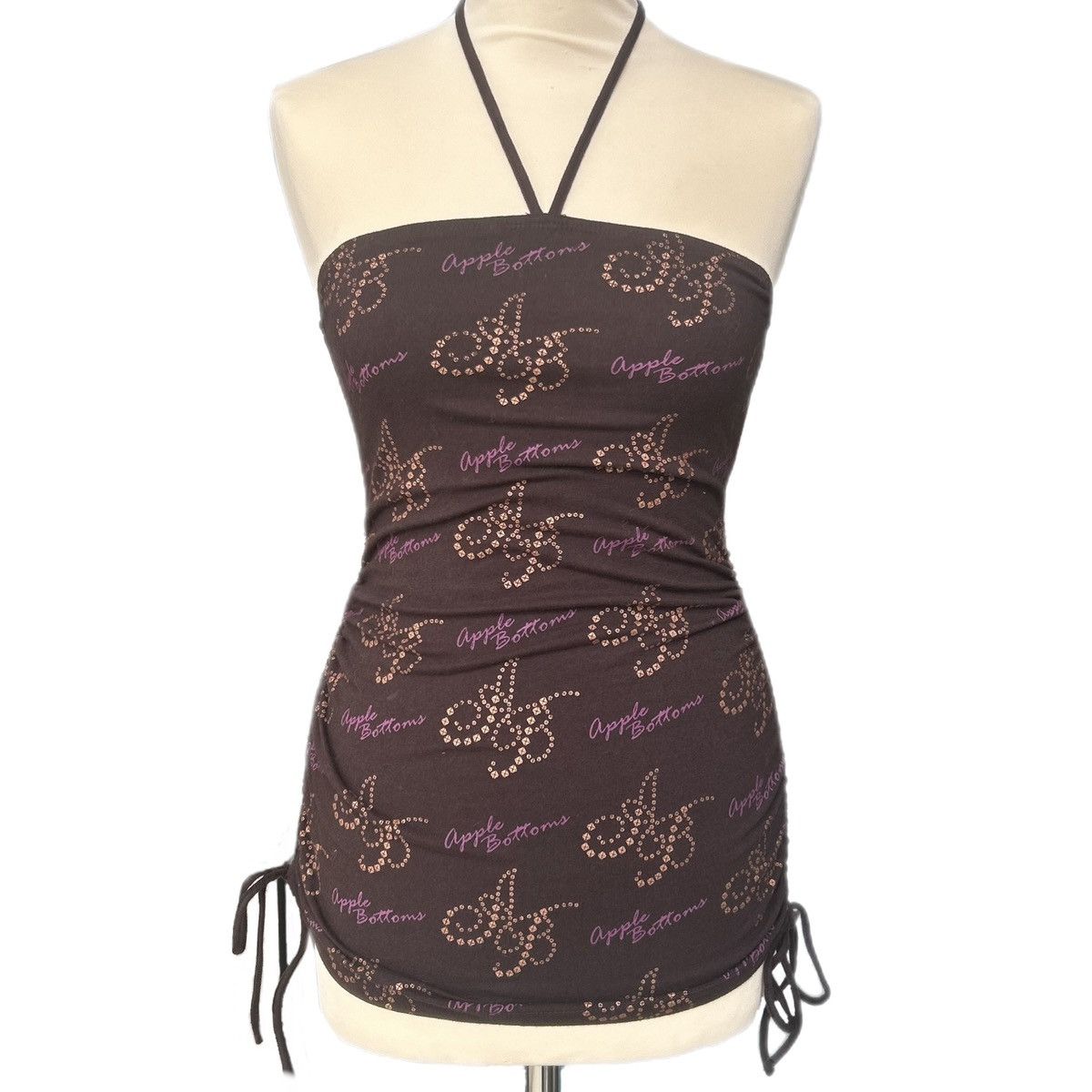 Other y2k apple bottoms brown halter top Size S / US 4 / IT 40 - 1 Thumbnail