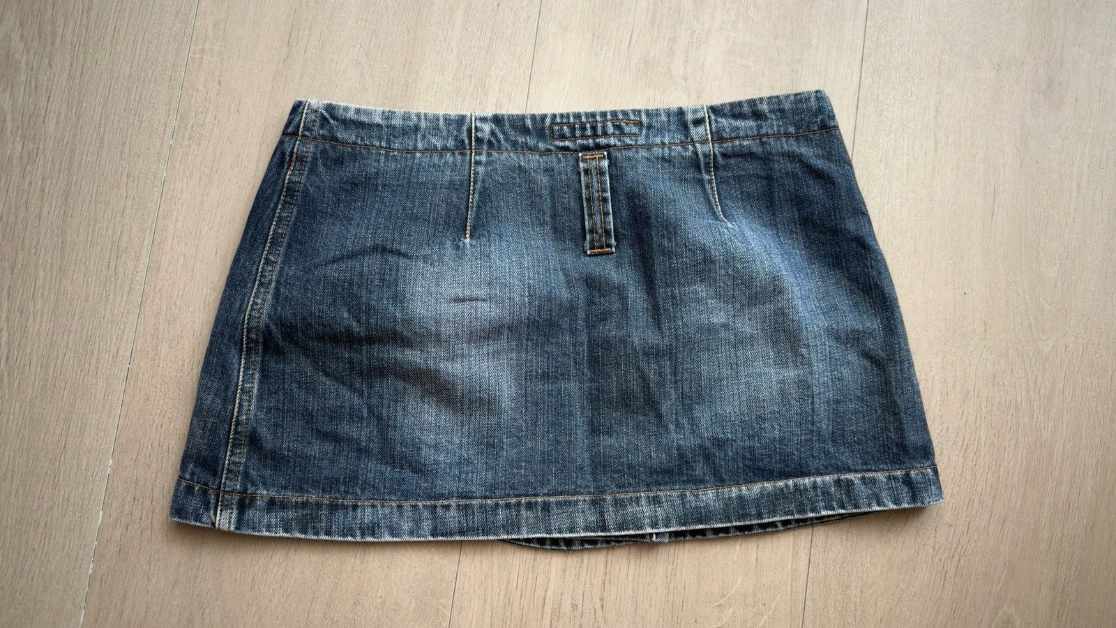 Miss Sixty vintage Miss sixty Bella Hadid wrap denim Mini skirt y2k Size 25" / US 0 / IT 36 - 13 Thumbnail