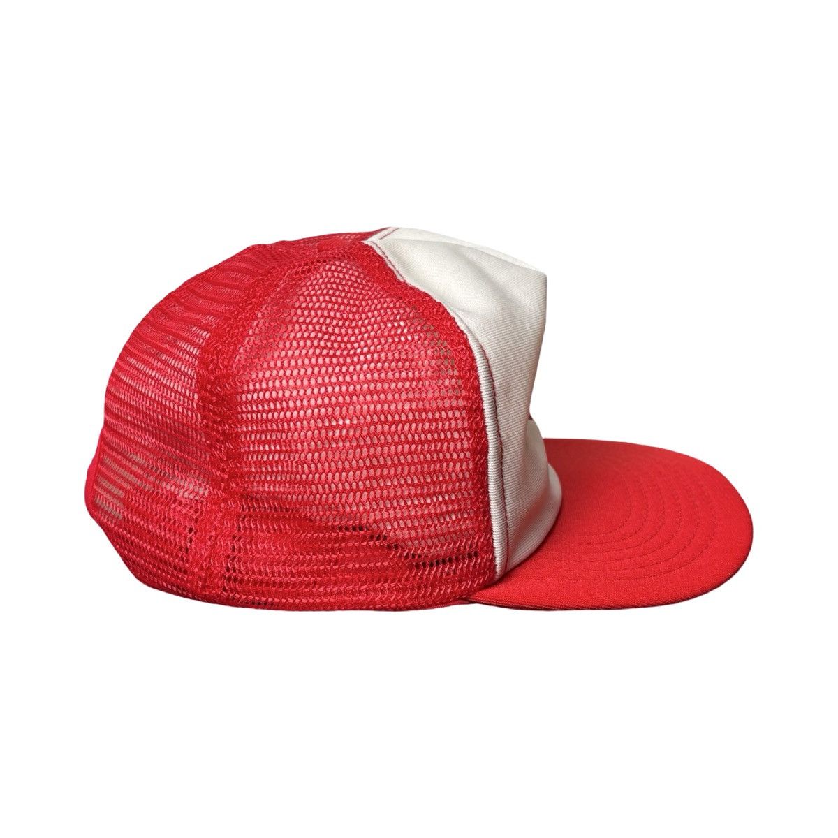 Other Vintage 80s Alpha Anarchy Trucket Cap Red White Snap OS Size ONE SIZE - 4 Thumbnail