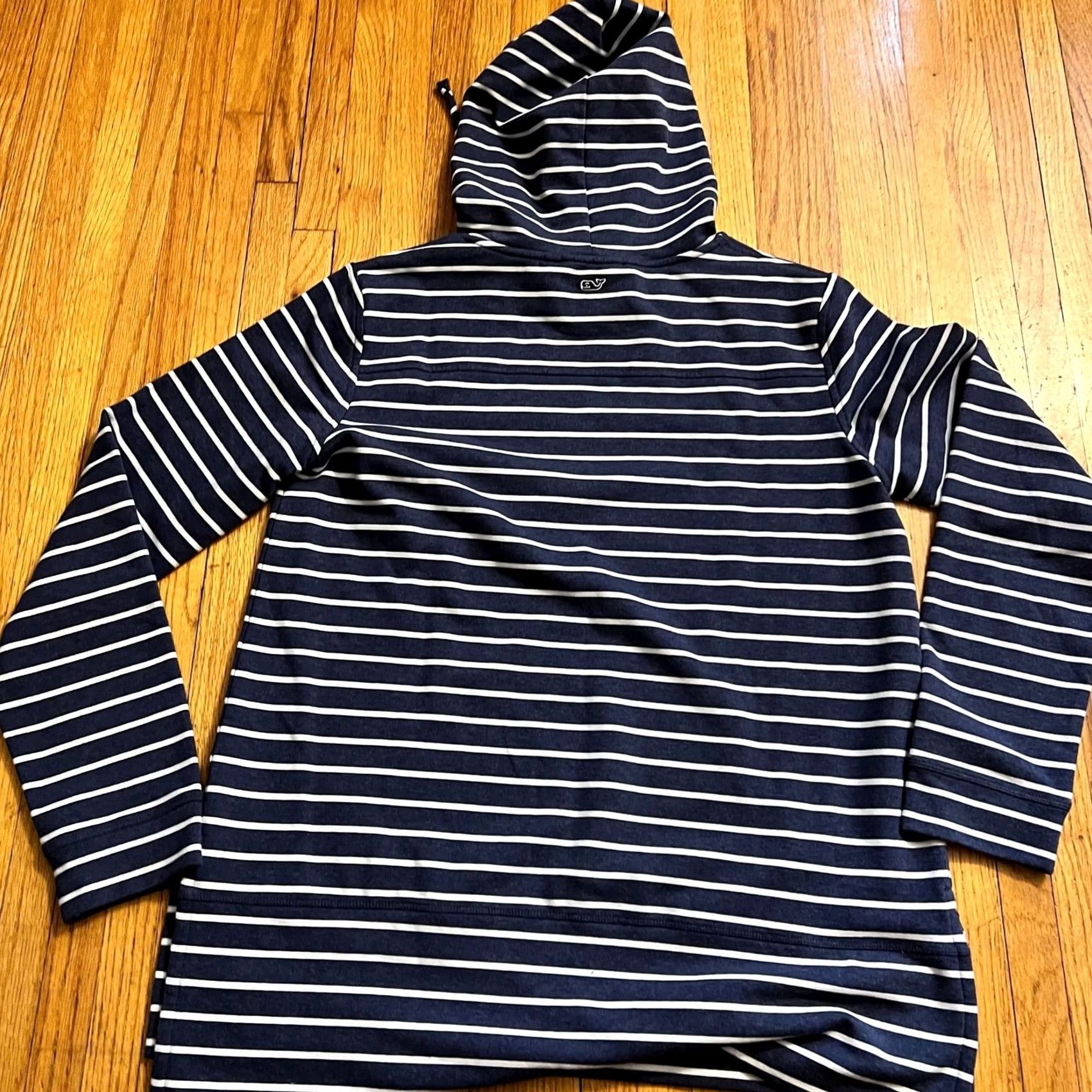 Vineyard Vines Vineyard Vines Shep Shirt Womens Medium Blue Stripe Hooded Shirt Size M / US 6-8 / IT 42-44 - 3 Thumbnail
