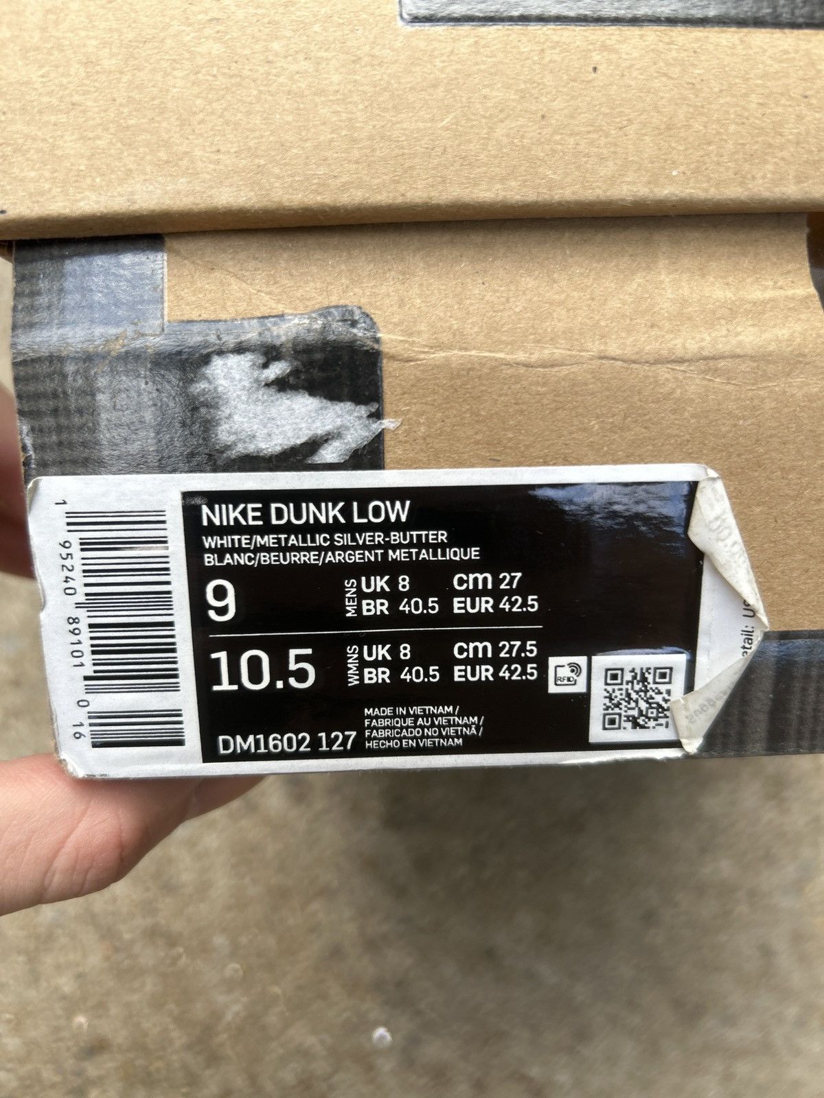 Jordan Brand × Nike × Off-White Off White Dunk low x “Lot 01 of 50” Size US 9 / EU 42 - 8 Thumbnail