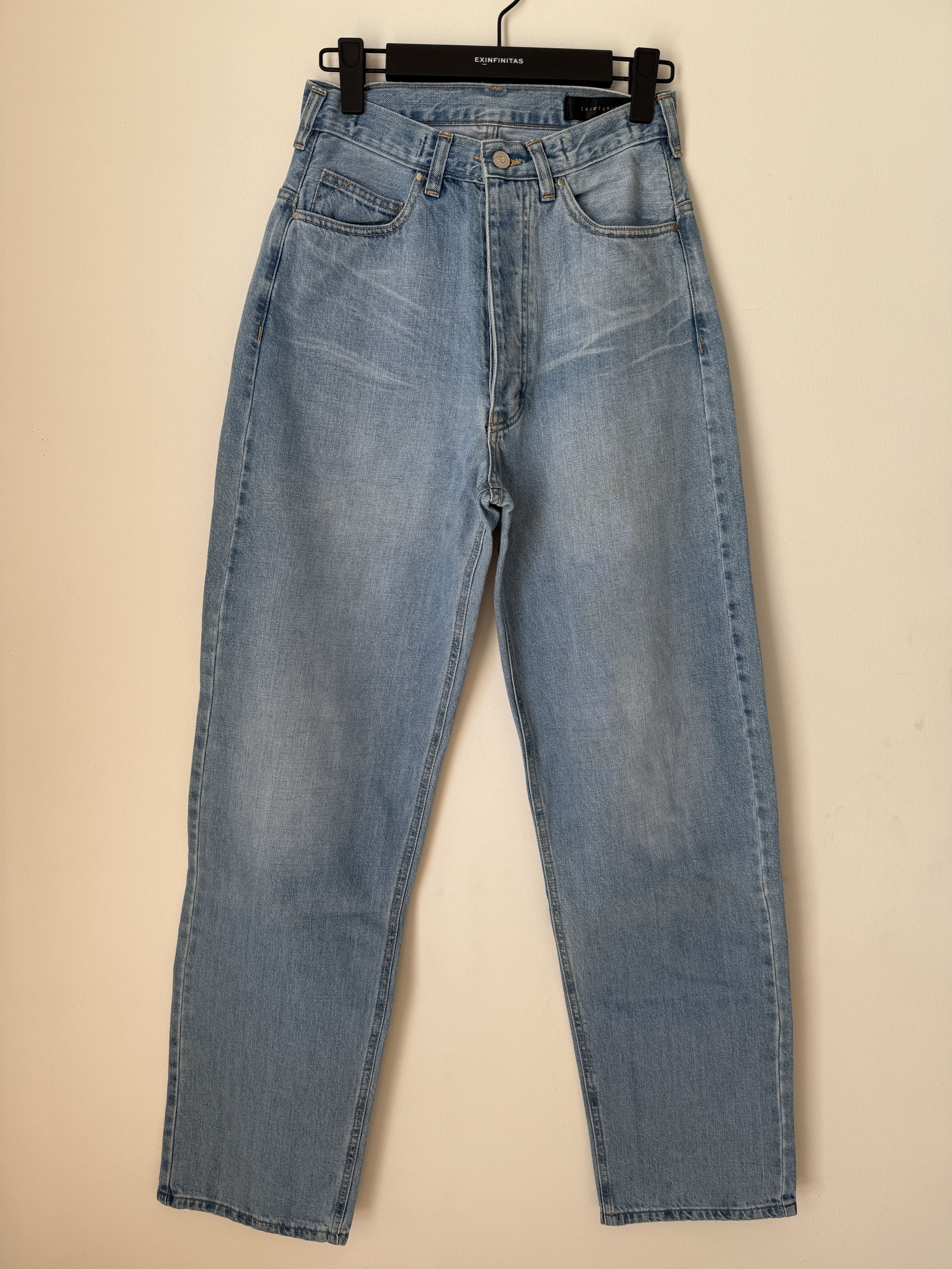 EX INFINITAS EX INFINITAS LOOSE TAPERED STONEWASH JEANS. SZ 26 Size US 26 / EU 42 - 3 Thumbnail